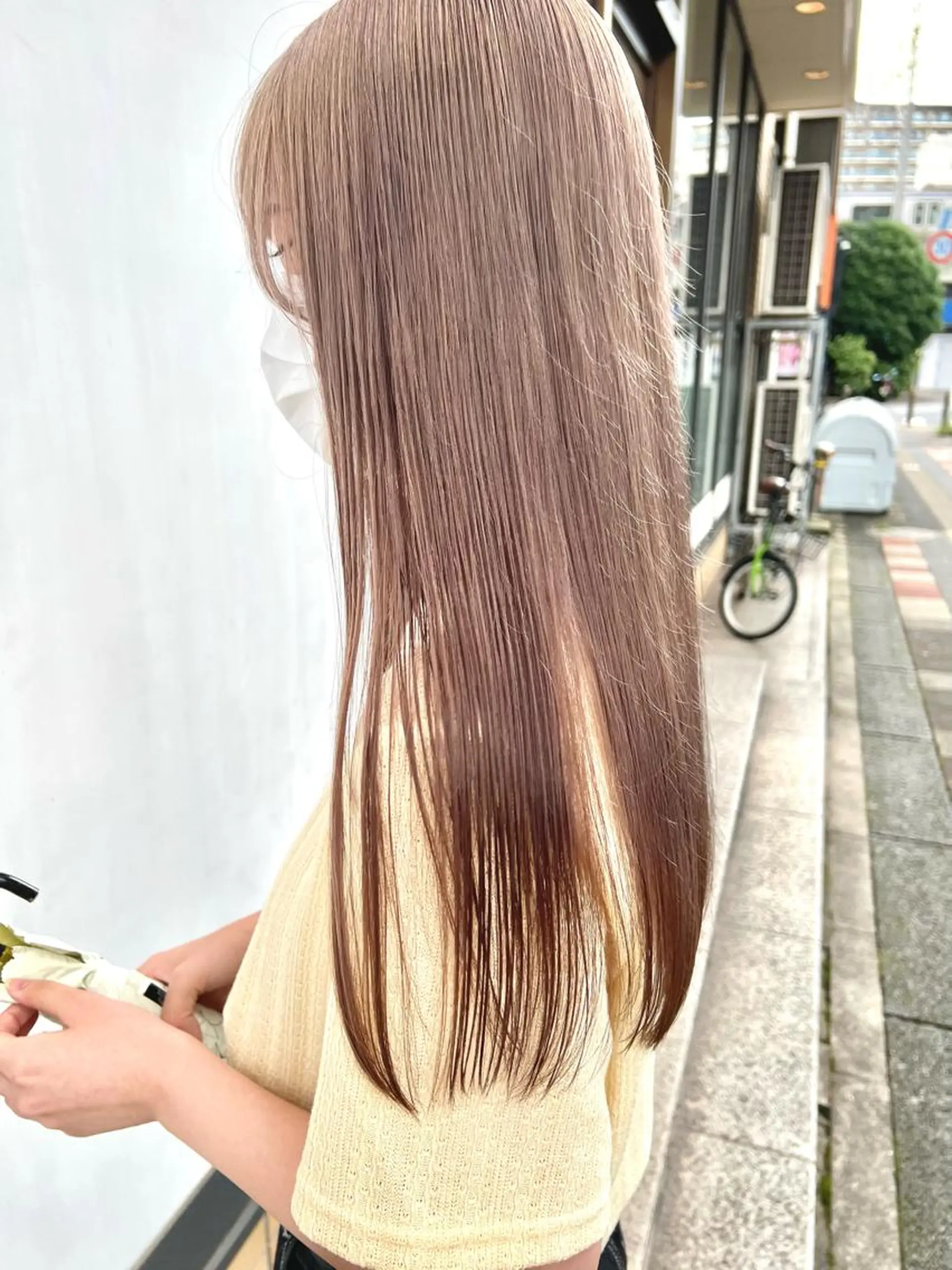 セミロング カラー brick masayaのヘアスタイル