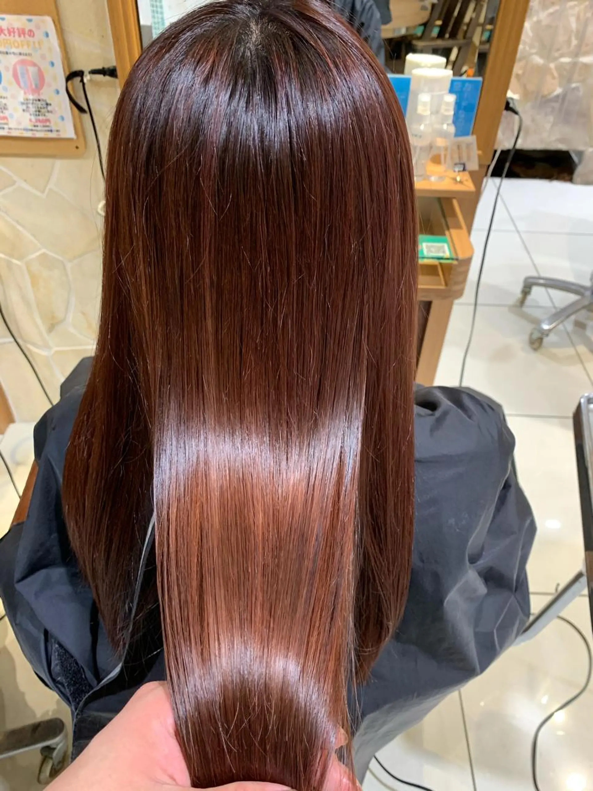 セミロング ヘアカラー トリートメント 新宿メンズパーマ特化 メンズバレイヤージュのヘアスタイル