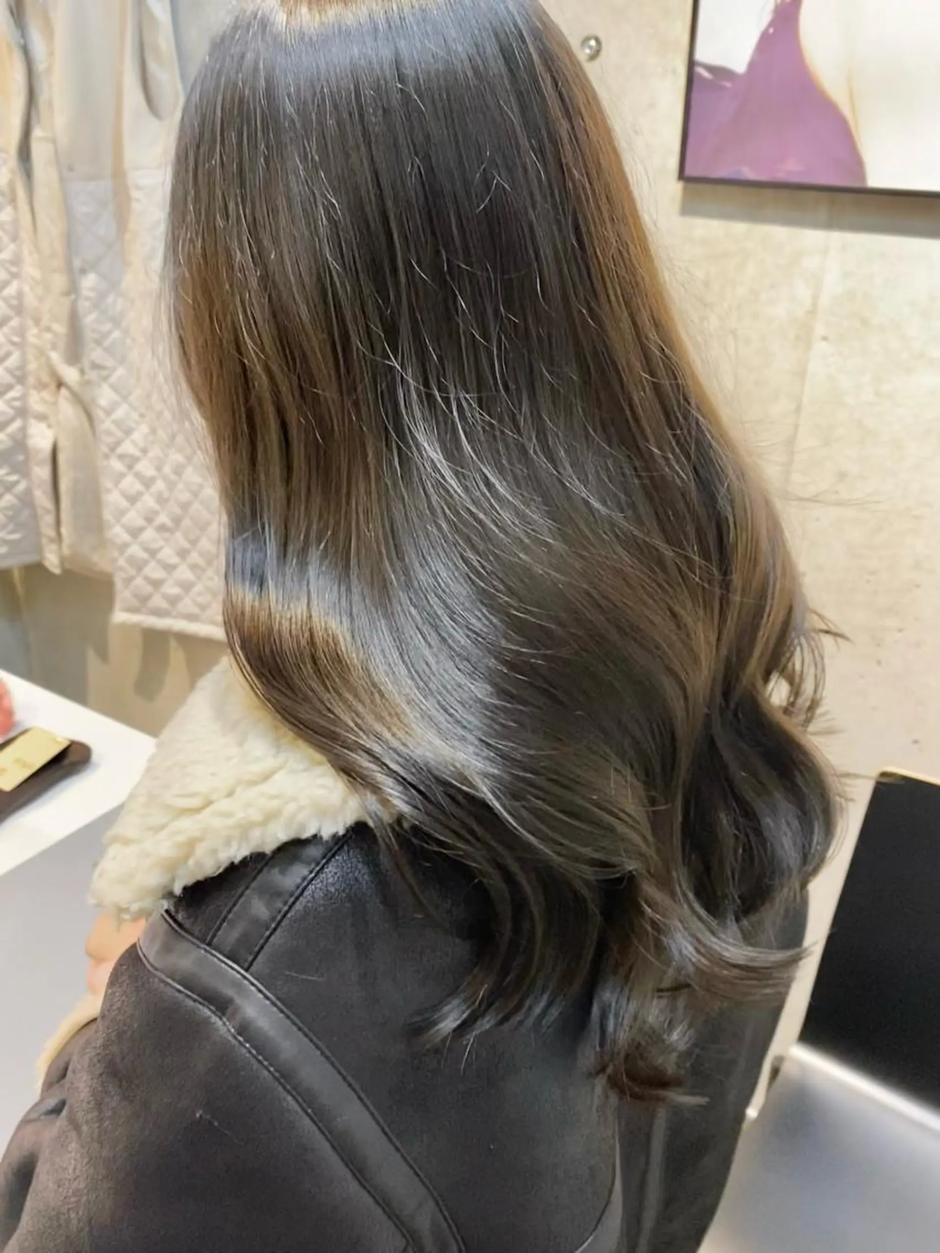 ロング 韓国風ヘア レイヤーカット ヘアカラー 代々木上原エリア🎀 モテ髪大人可愛いヘアのヘアスタイル