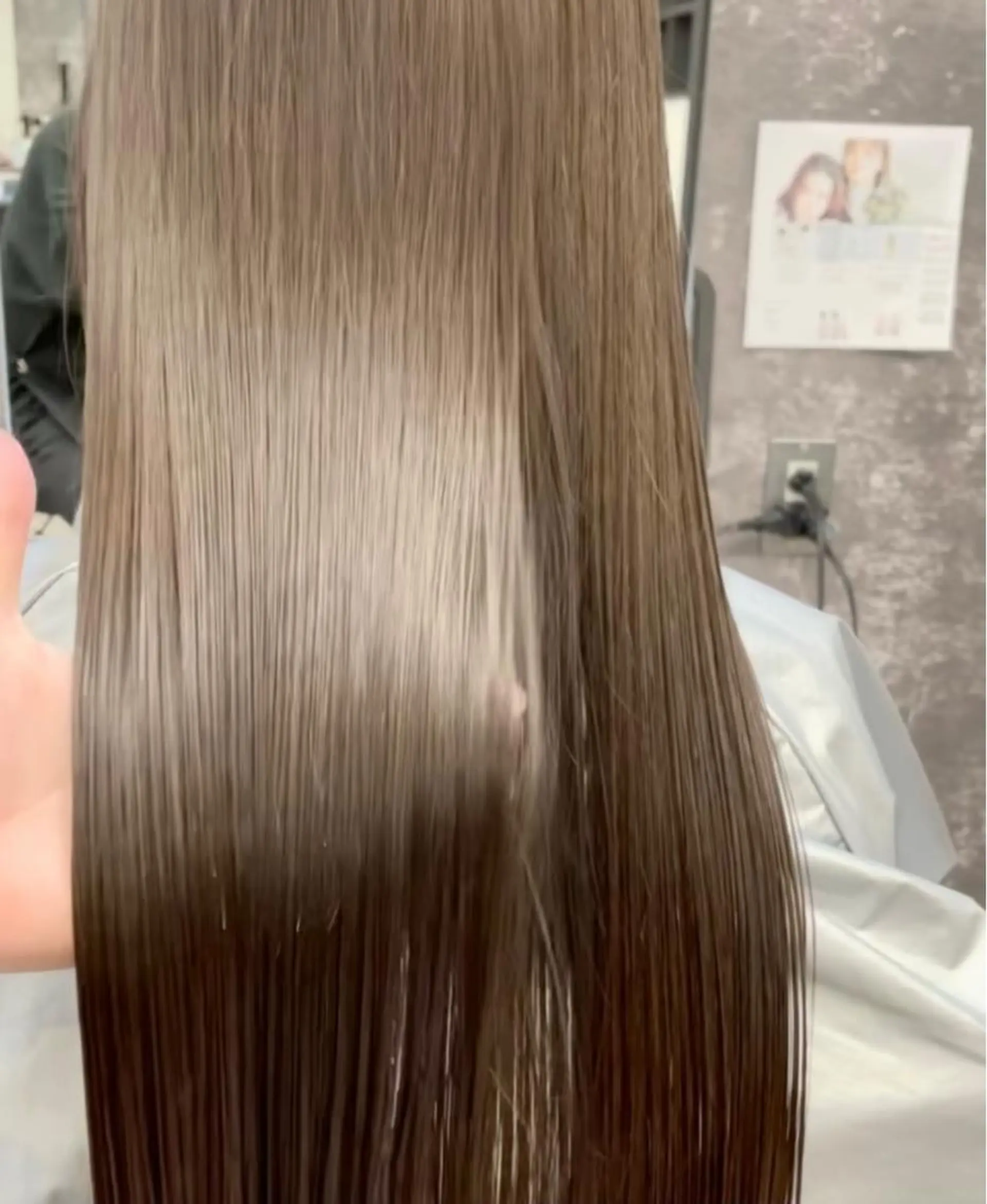 ロング 外国人風カラー ハイライト レイヤーカット 縮毛矯正 アンドウ ユウ/ レイヤーカット/韓国のヘアスタイル