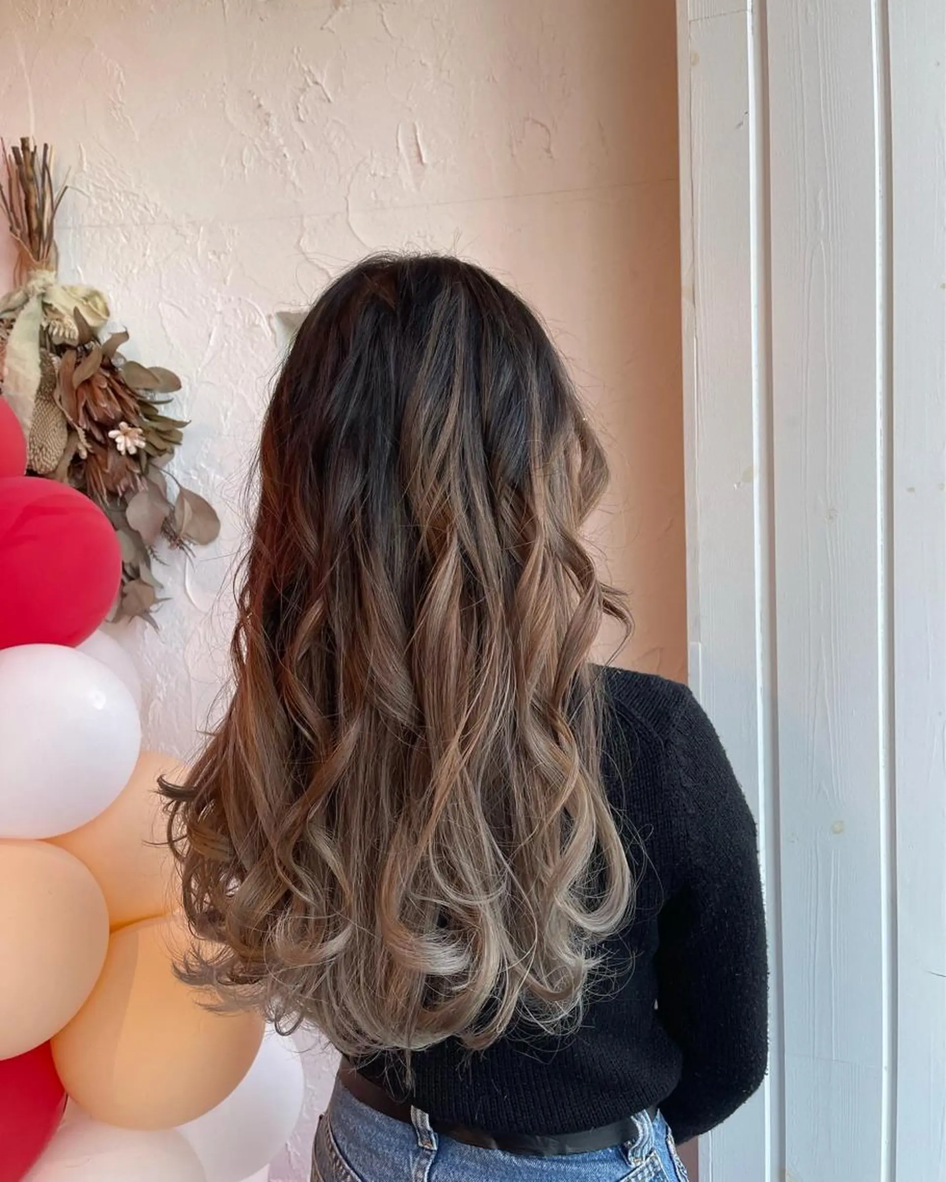 ロング カラー ヘアカラー 🌸小掛🌸 豊橋外国人風カラーのヘアスタイル