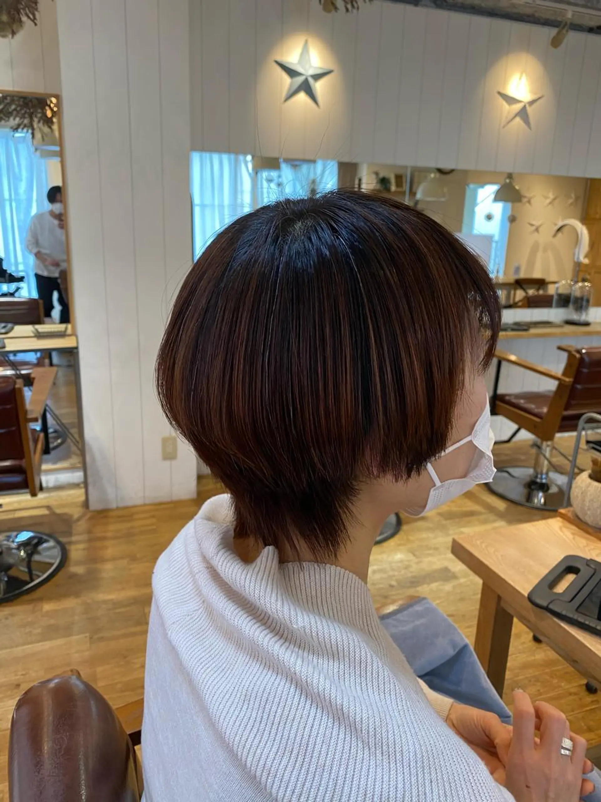 ショート 縮毛矯正 伊藤 光成のヘアスタイル