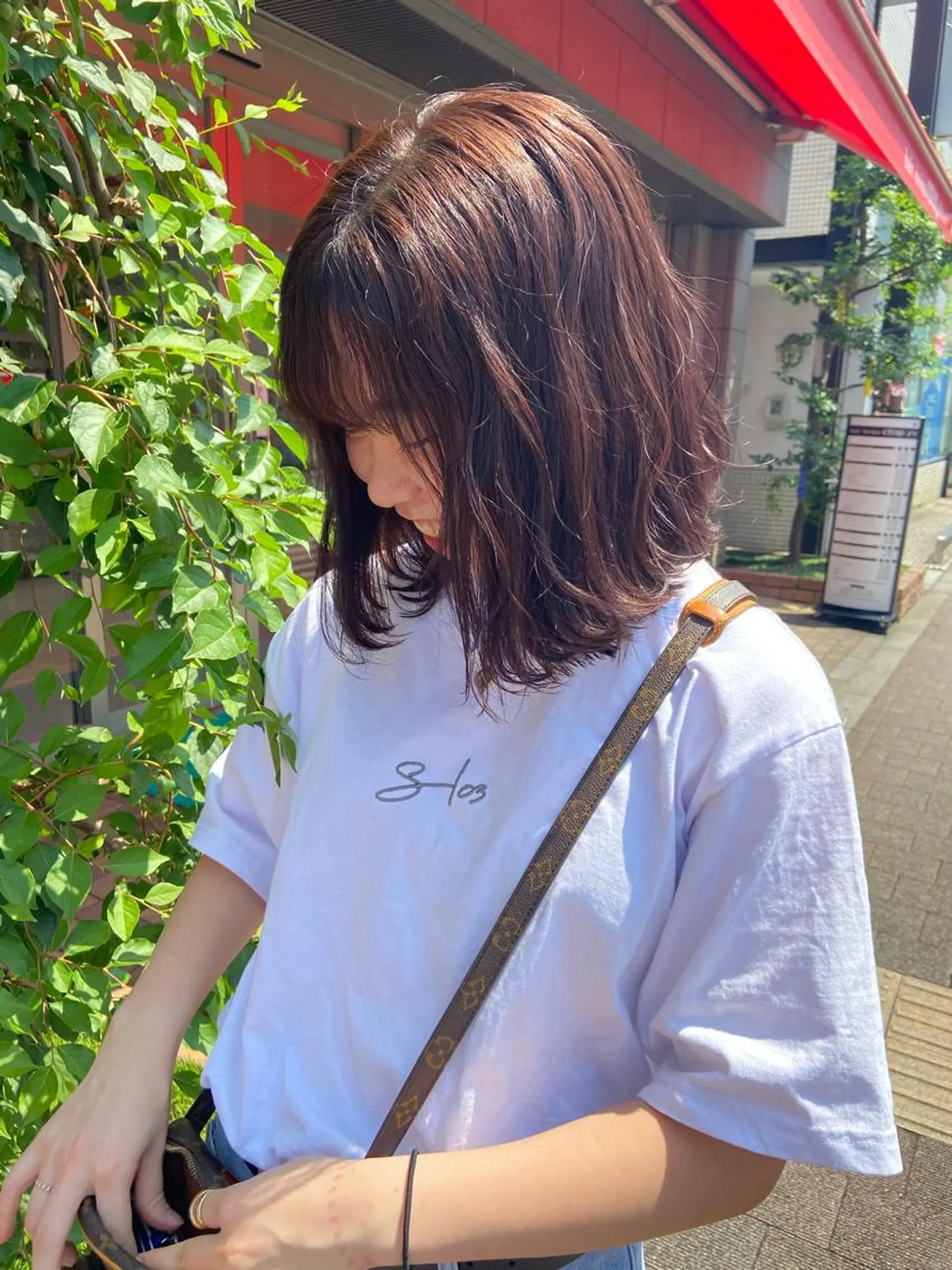 ミディアム カラー ブラウンカラー レッドカラー レッドブラウン カット ヘアカラー トリートメント 🪽似合わせカラー RENA.🪽🩶のヘアスタイル