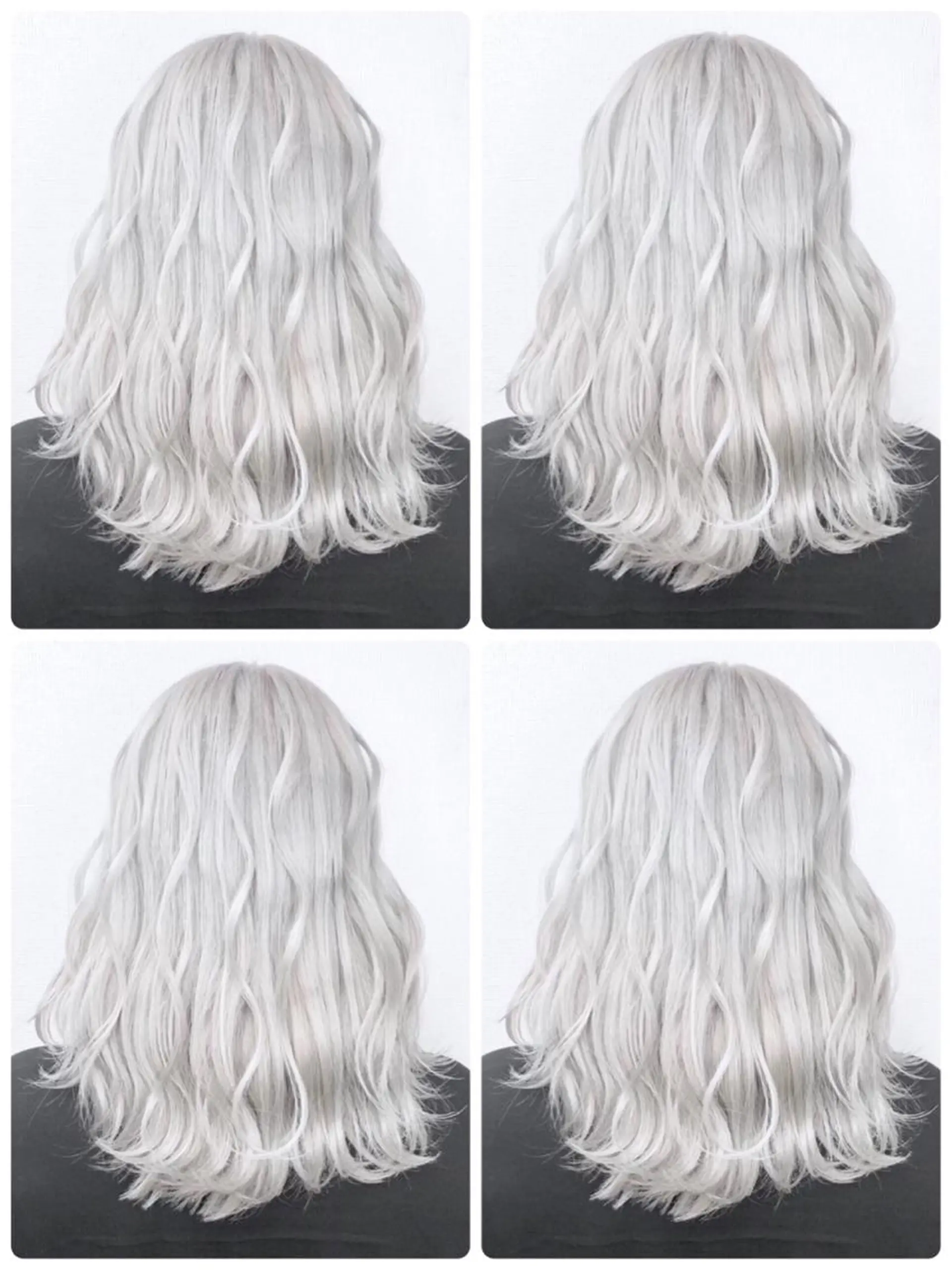 ミディアム カラー JuNブリーチに 縮毛矯正するプロのヘアスタイル