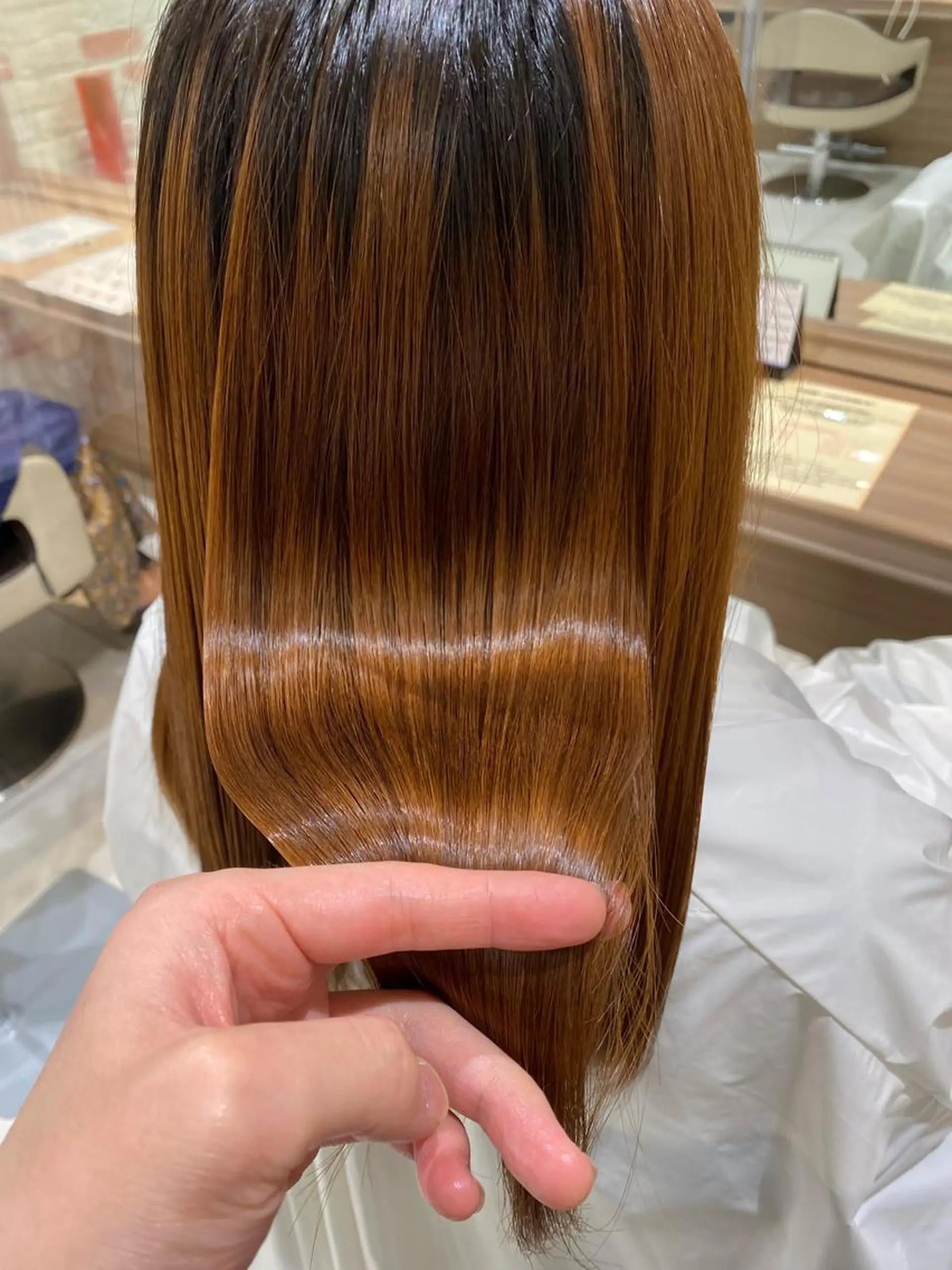 セミロング トリートメント 🔸縮毛矯正/髪質 改善カラー石崎🔸のヘアスタイル