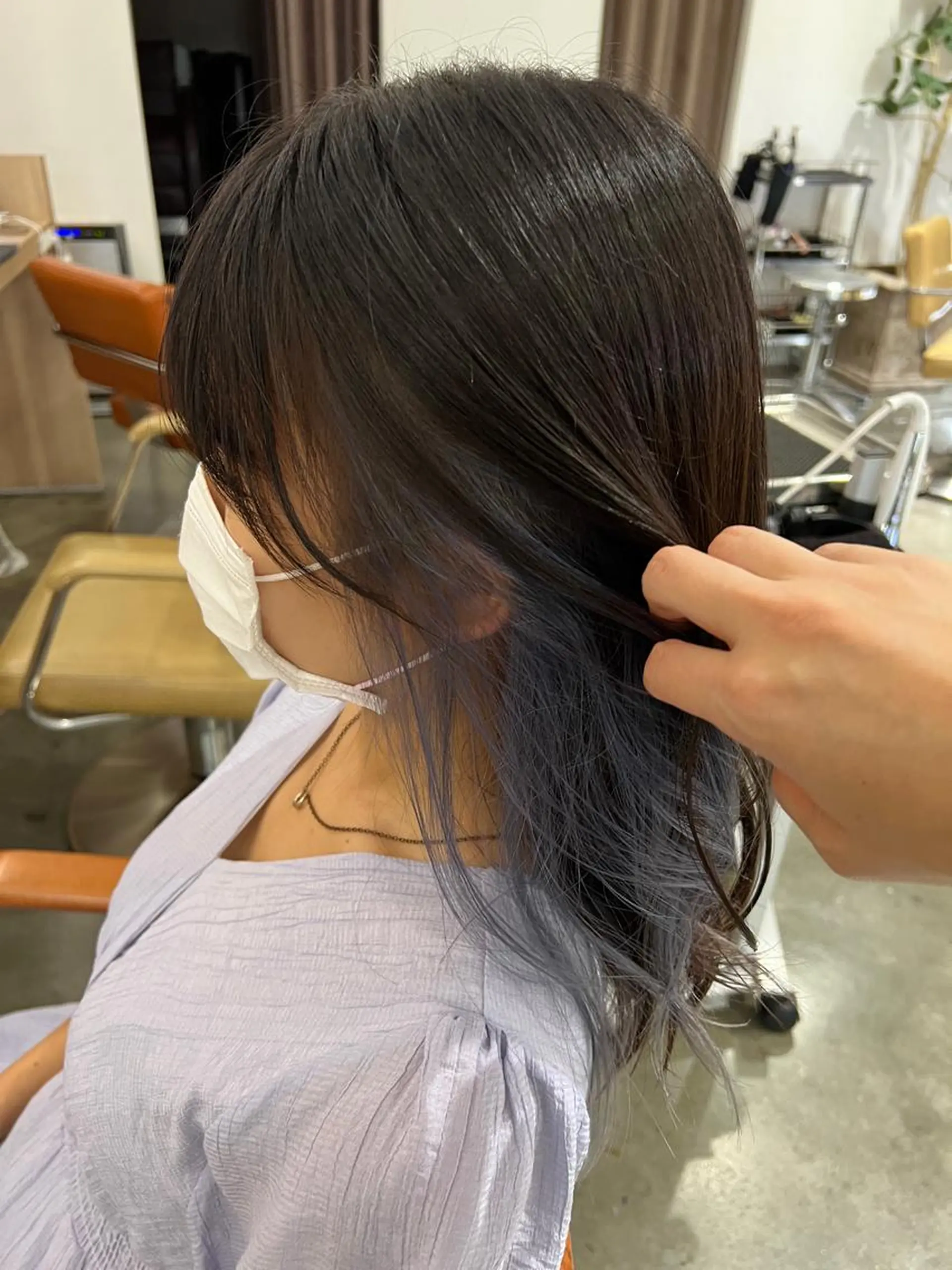 セミロング カラー 🌷ショートレイヤー ヘッドスパ🌷鈴木のヘアスタイル