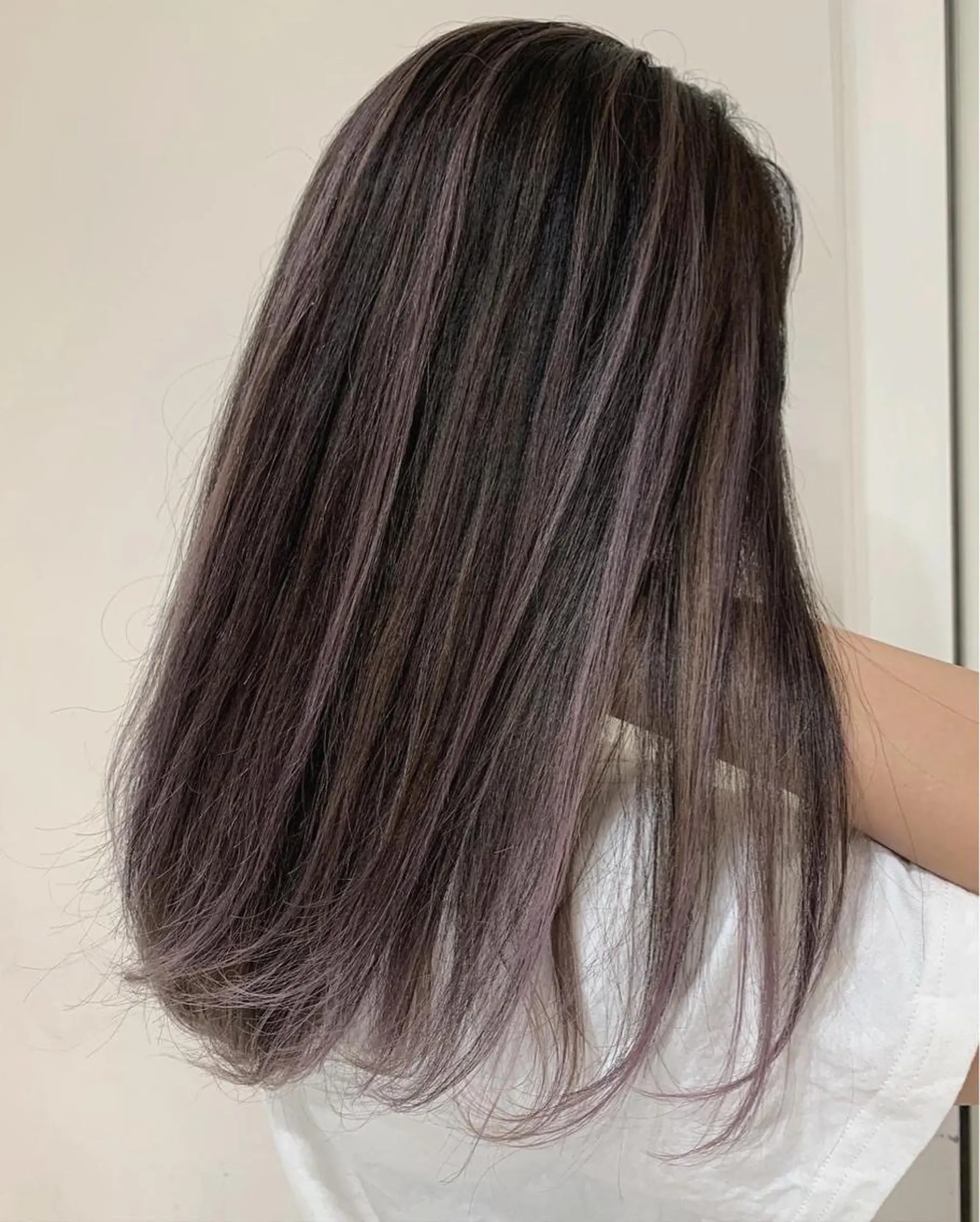 ロング カラー ヘアアレンジ ラベンダーカラー ラベンダーピンク ピンクカラー 阿部 圭悟のヘアスタイル