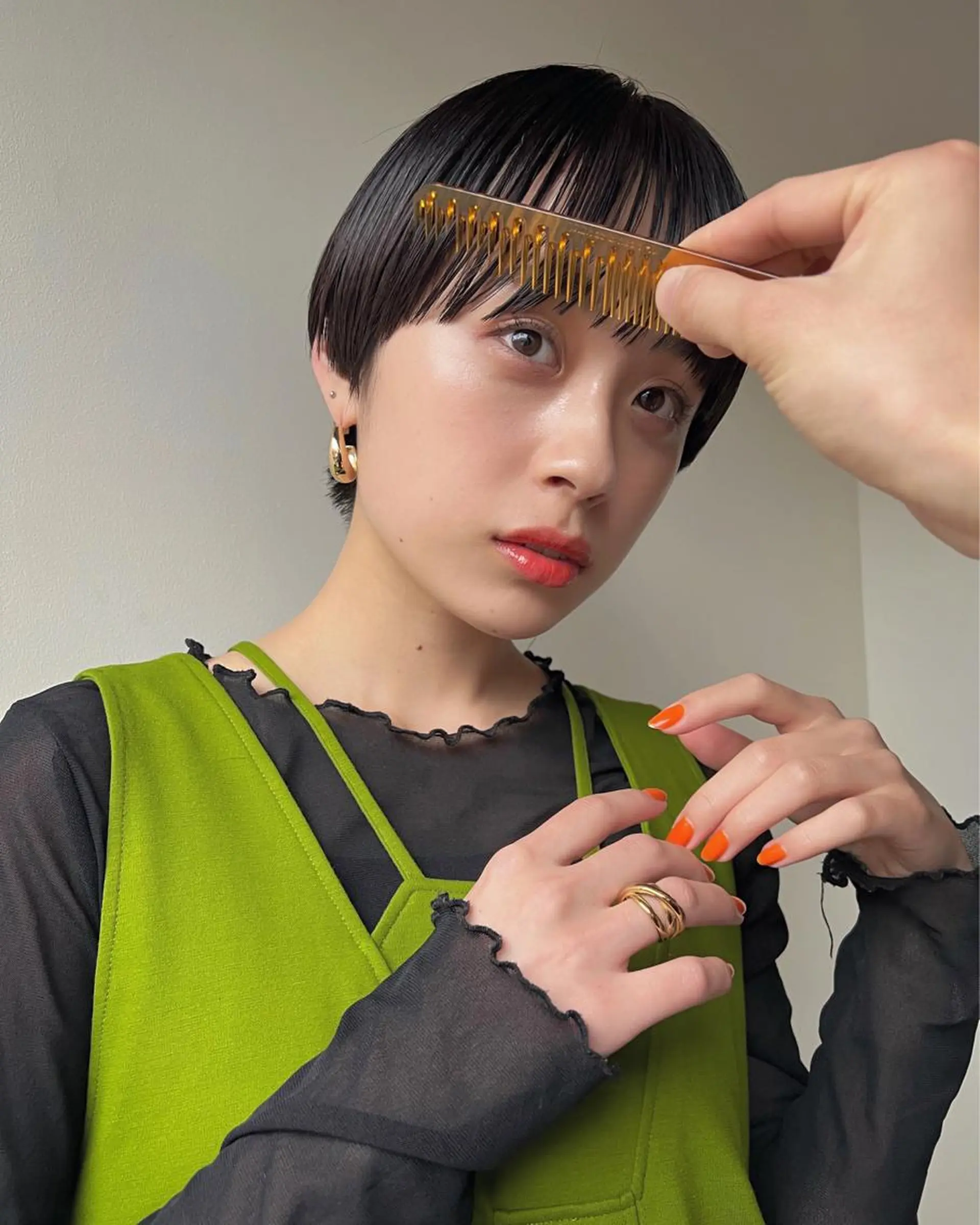 ショート カラー カット 圧倒的デザイン力 店長🎨RENAのヘアスタイル