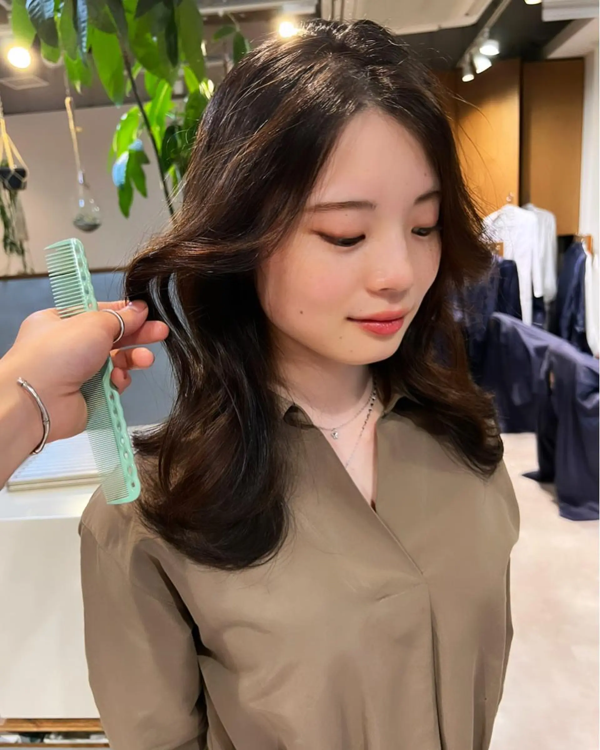 ロング ヨシンモリ カット レイヤー/ボブ/ ヘッドスパ/ゆうきのヘアスタイル