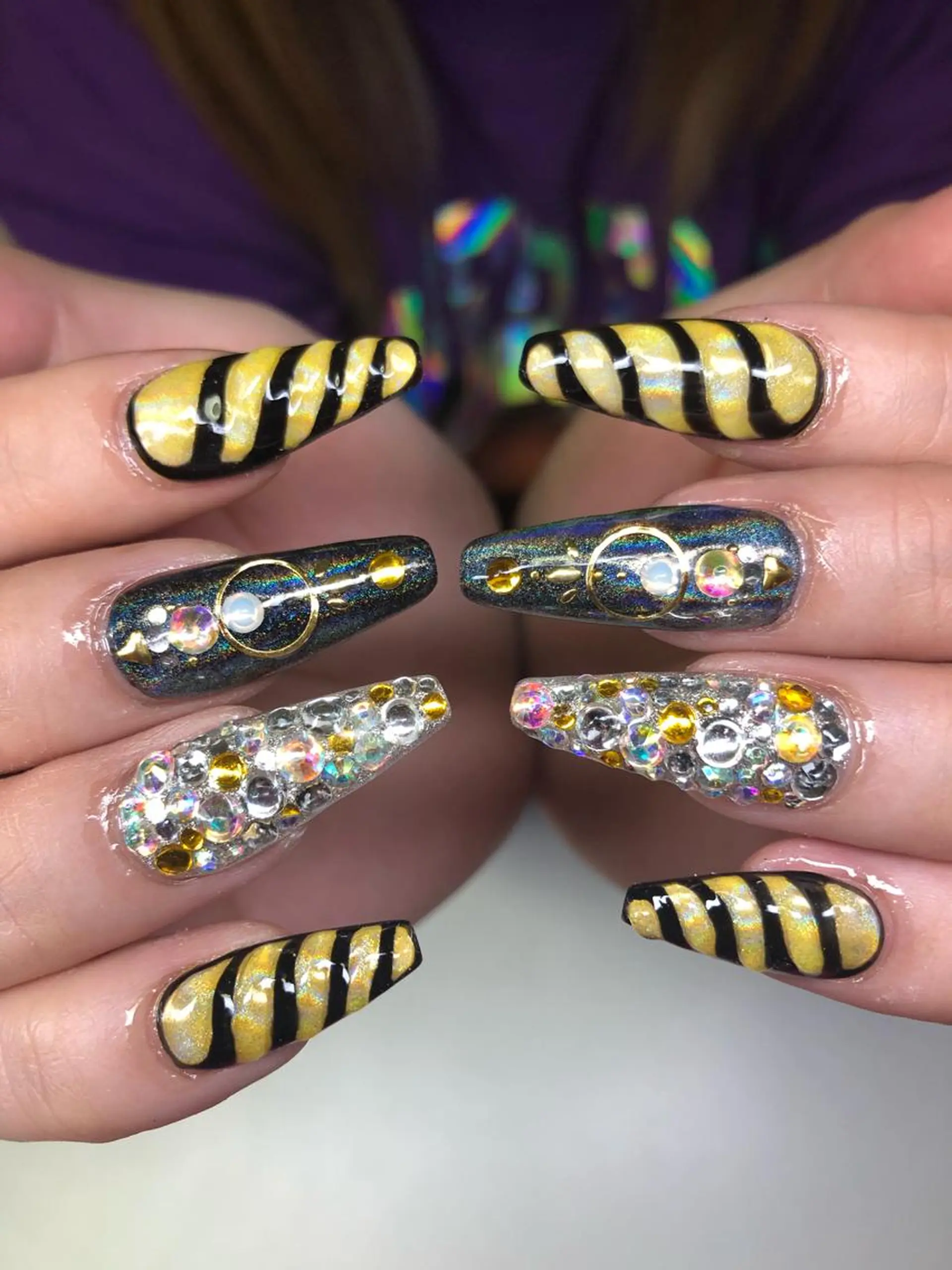 ネイル アートネイル 長さ出し ジェルネイル ロングネイル マットネイル Nail Salon espritのネイルデザイン