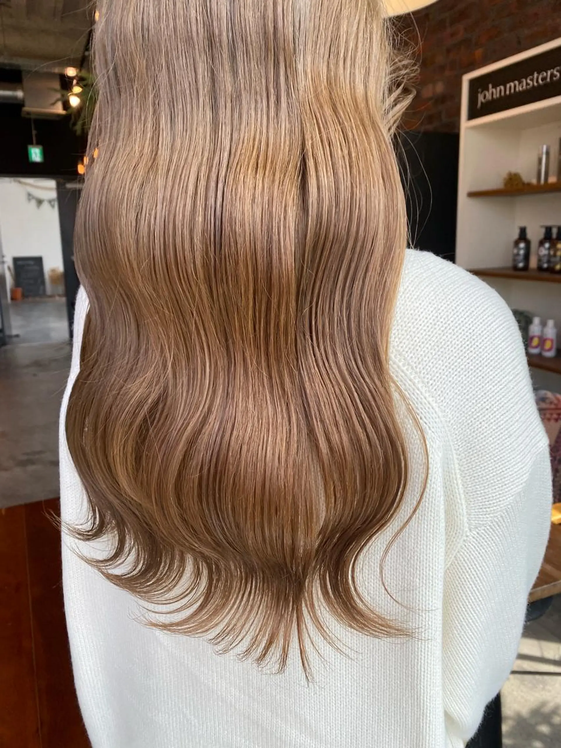 セミロング the BRIDGE 加藤みのりのヘアスタイル