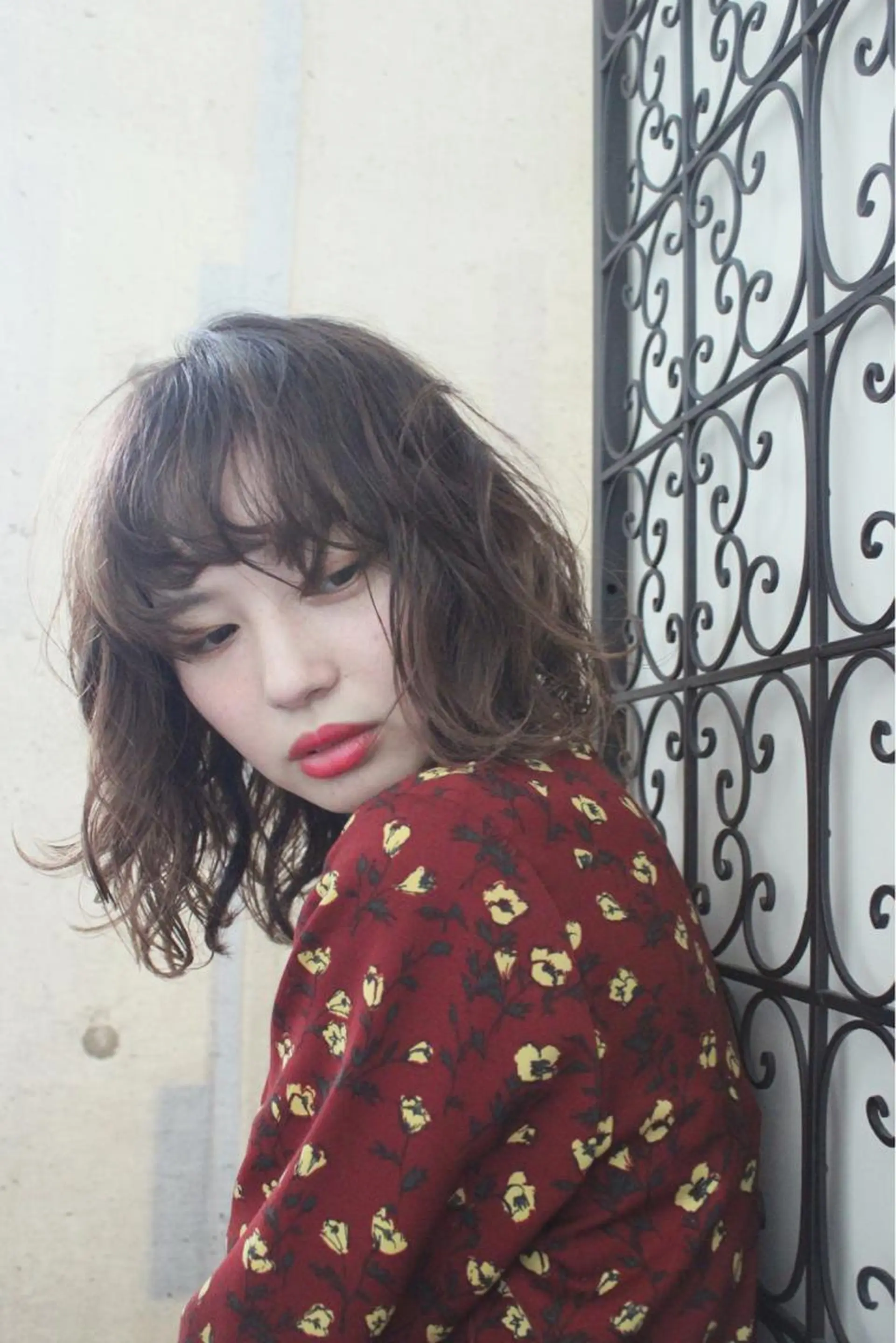 ミディアム カラー パーマ ooit 【オーイット】のヘアスタイル