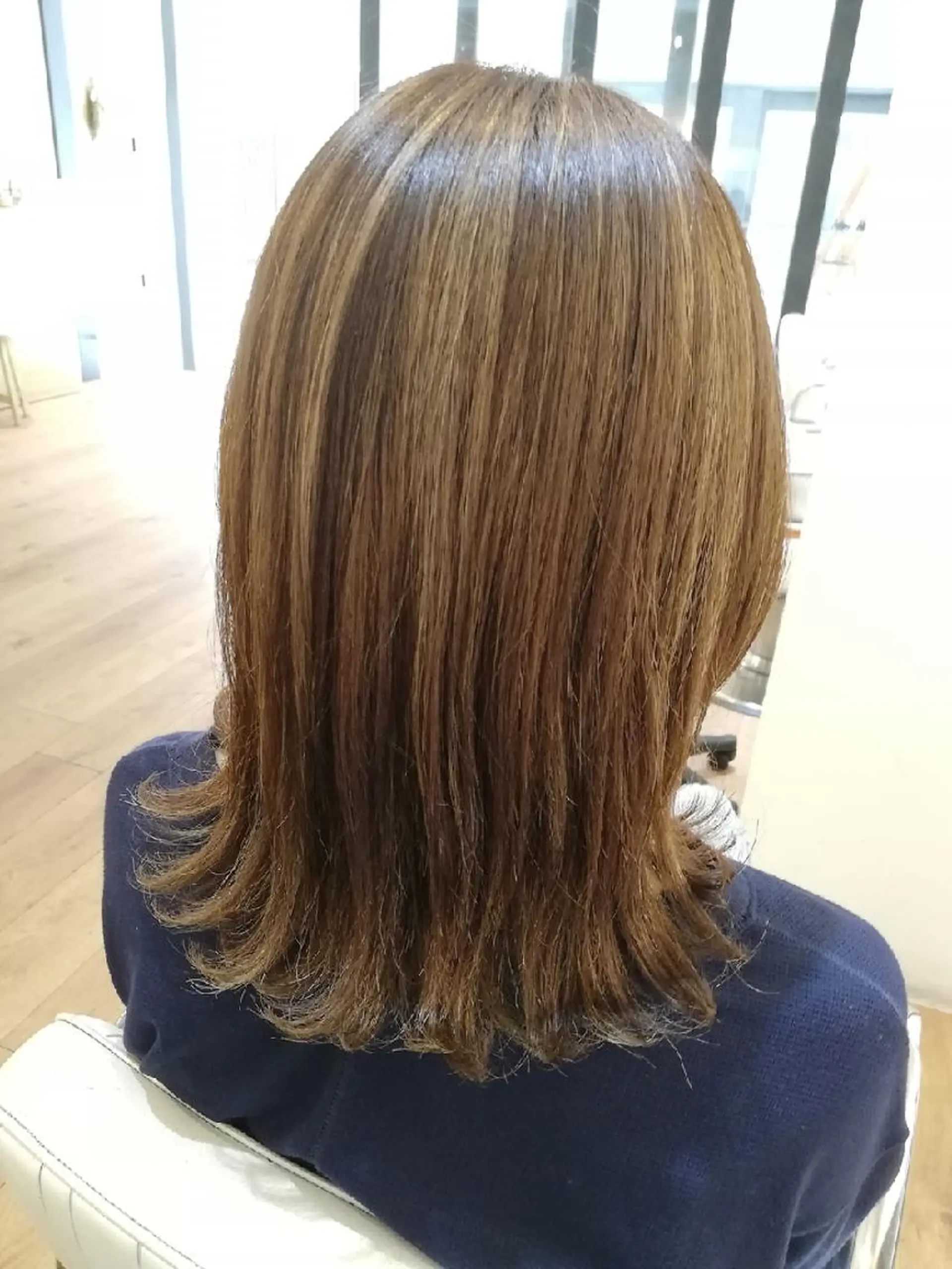 ミディアム カラー NEWI京橋 *satokoのヘアスタイル