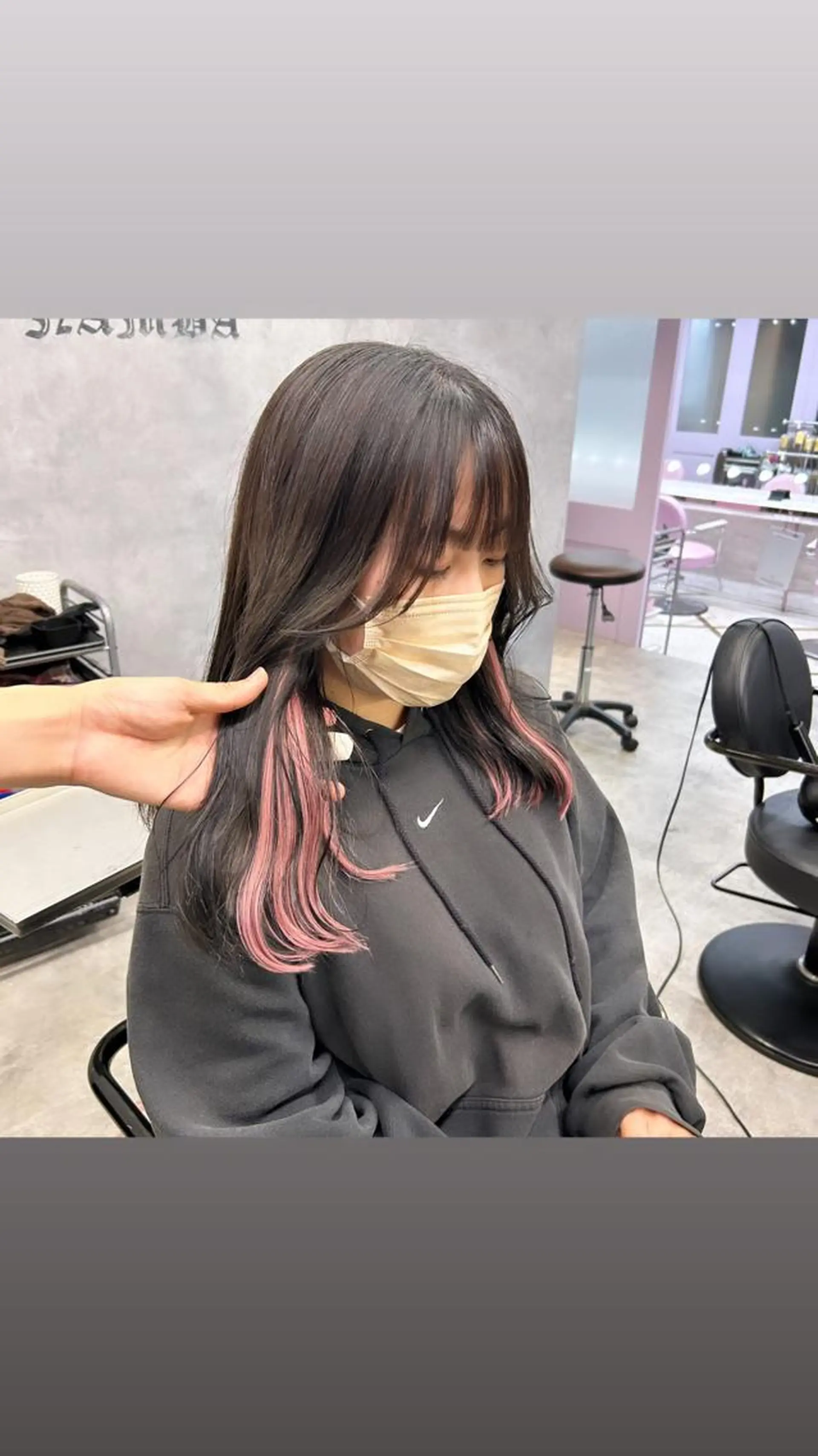 セミロング エクステ 縮毛矯正・髪質改善 特化 出納 直起のヘアスタイル