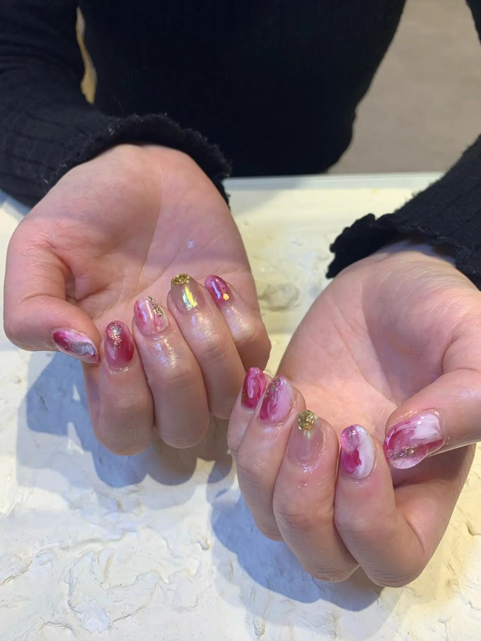 ネイル ニュアンスネイル マキノ ユイのネイルデザイン