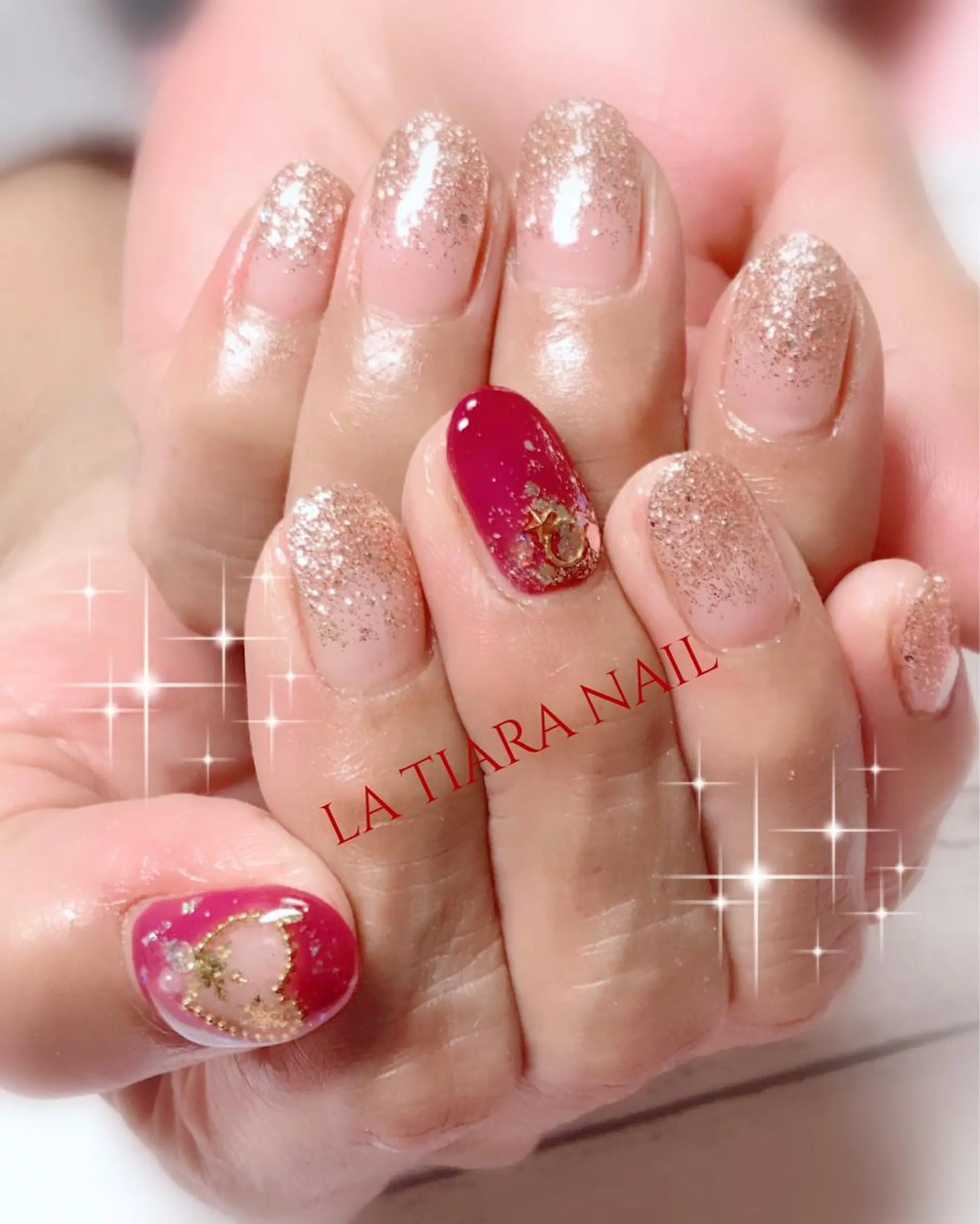 ネイル ハンドネイル Blue bird  nailのネイルデザイン