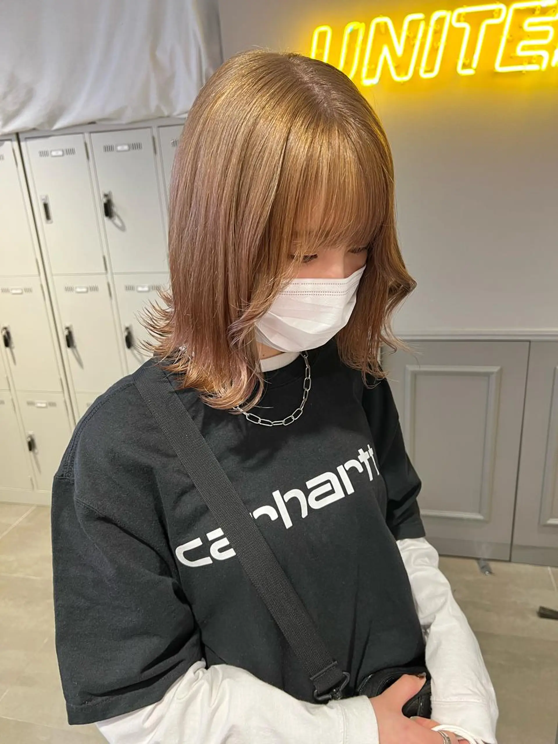 ショート カラー ヘアアレンジ 🩵 JURI🩵のヘアスタイル