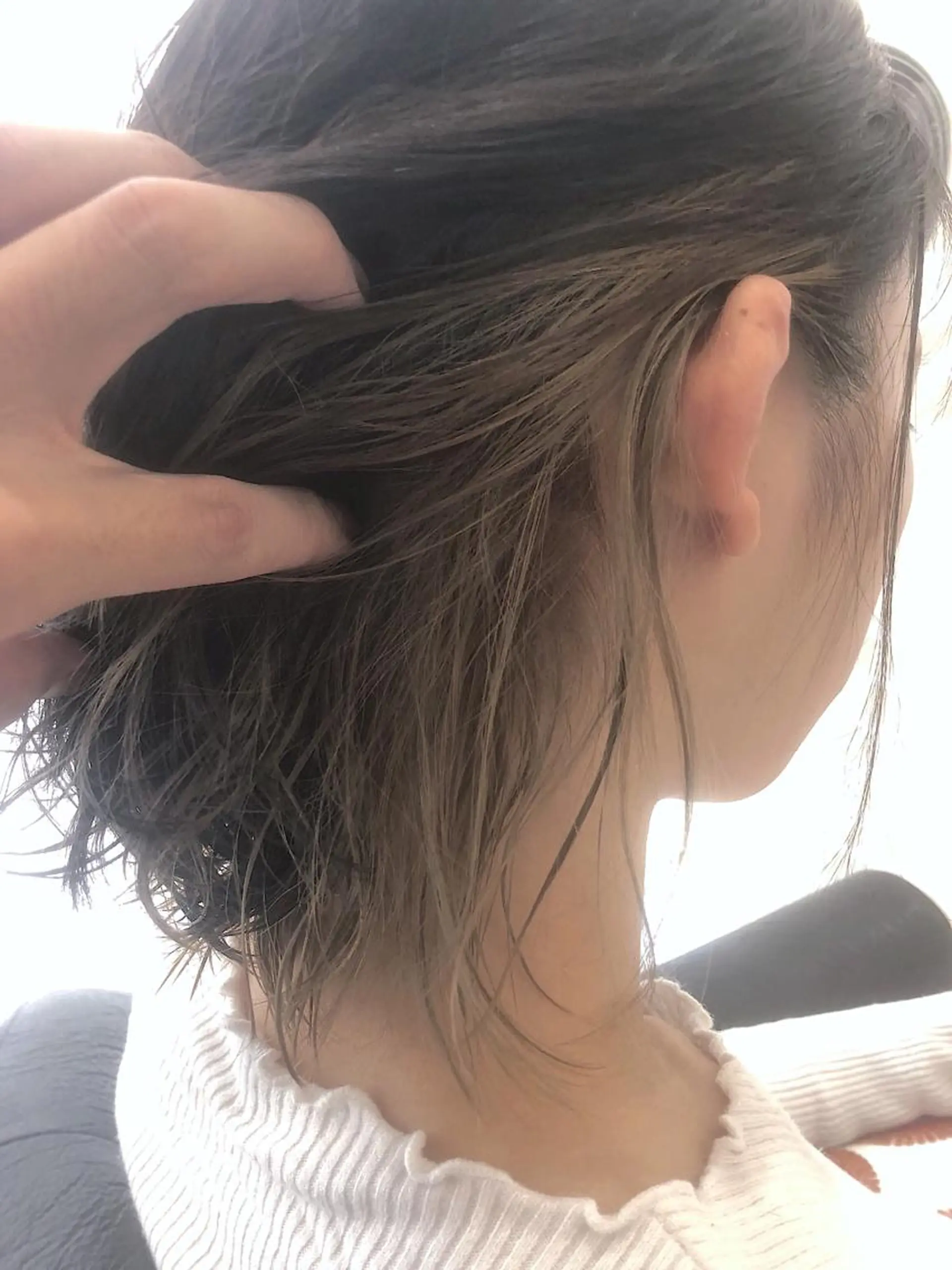 ショート カラー なかの たくみのヘアスタイル