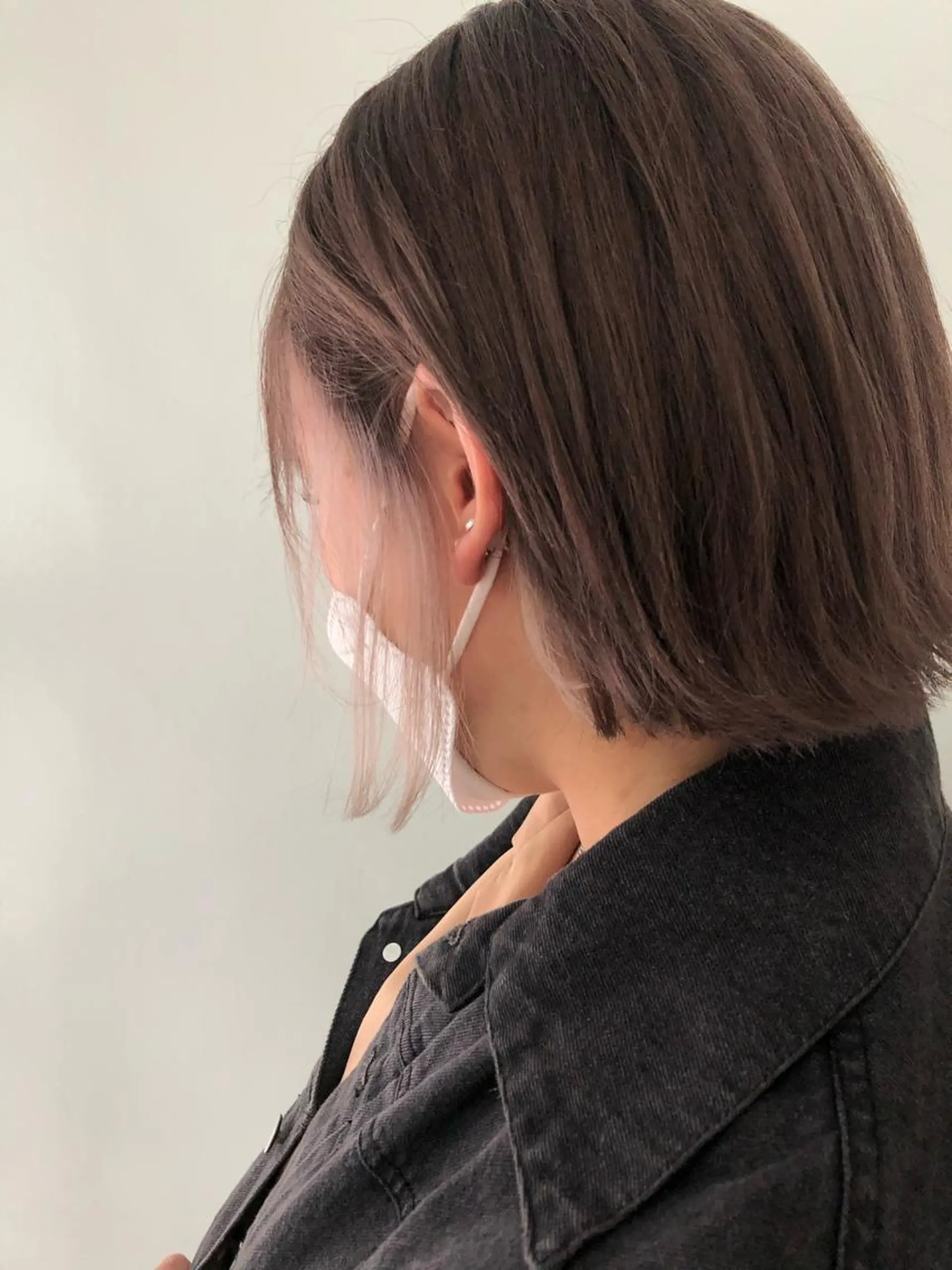 ショート カラー ブリーチ ボブ ベイリコルド　アトリ 店長　宮城一真のヘアスタイル