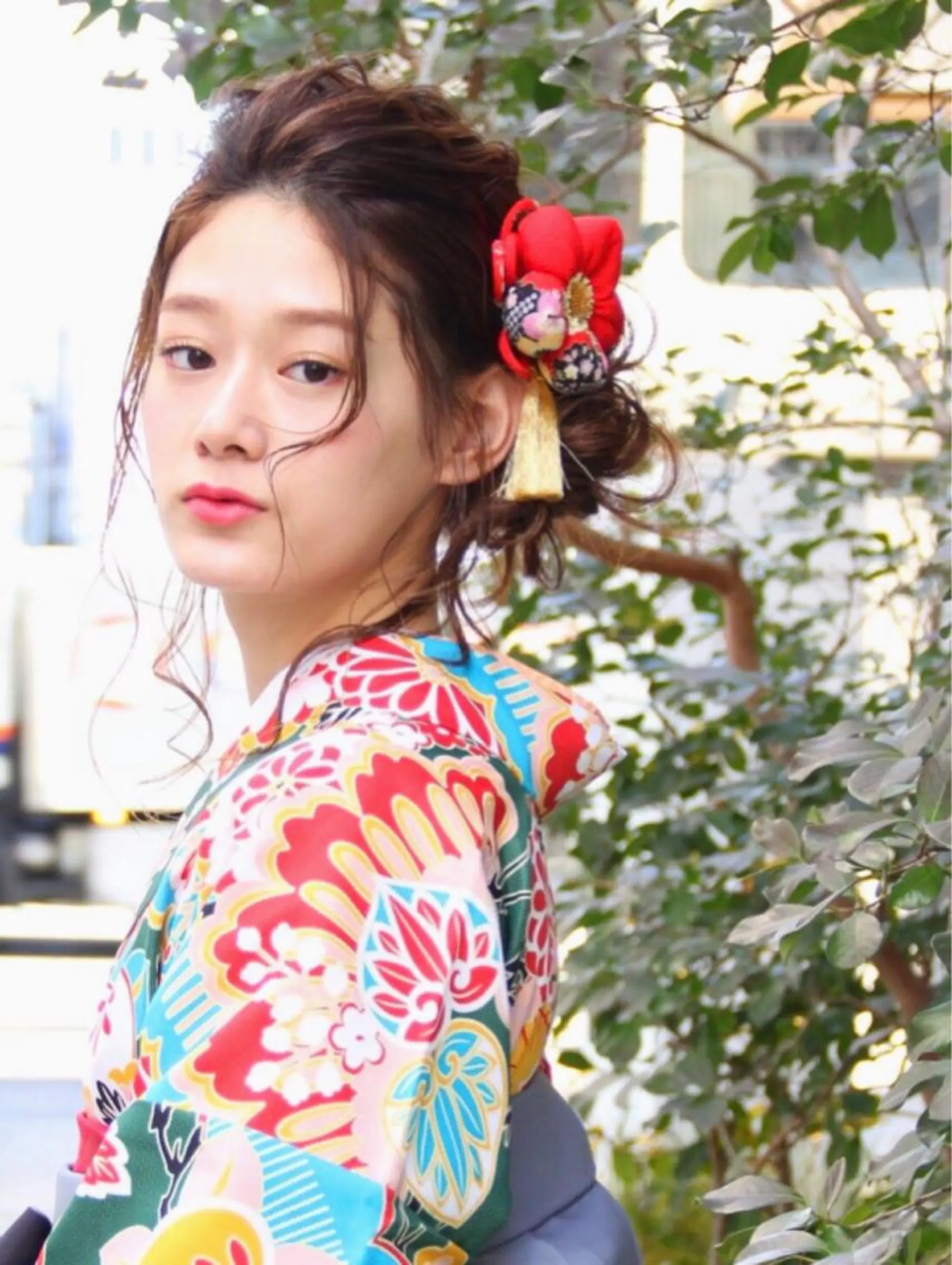 ヘアアレンジ 似合わせ艶髪カラー ❤️ハダユミのヘアスタイル