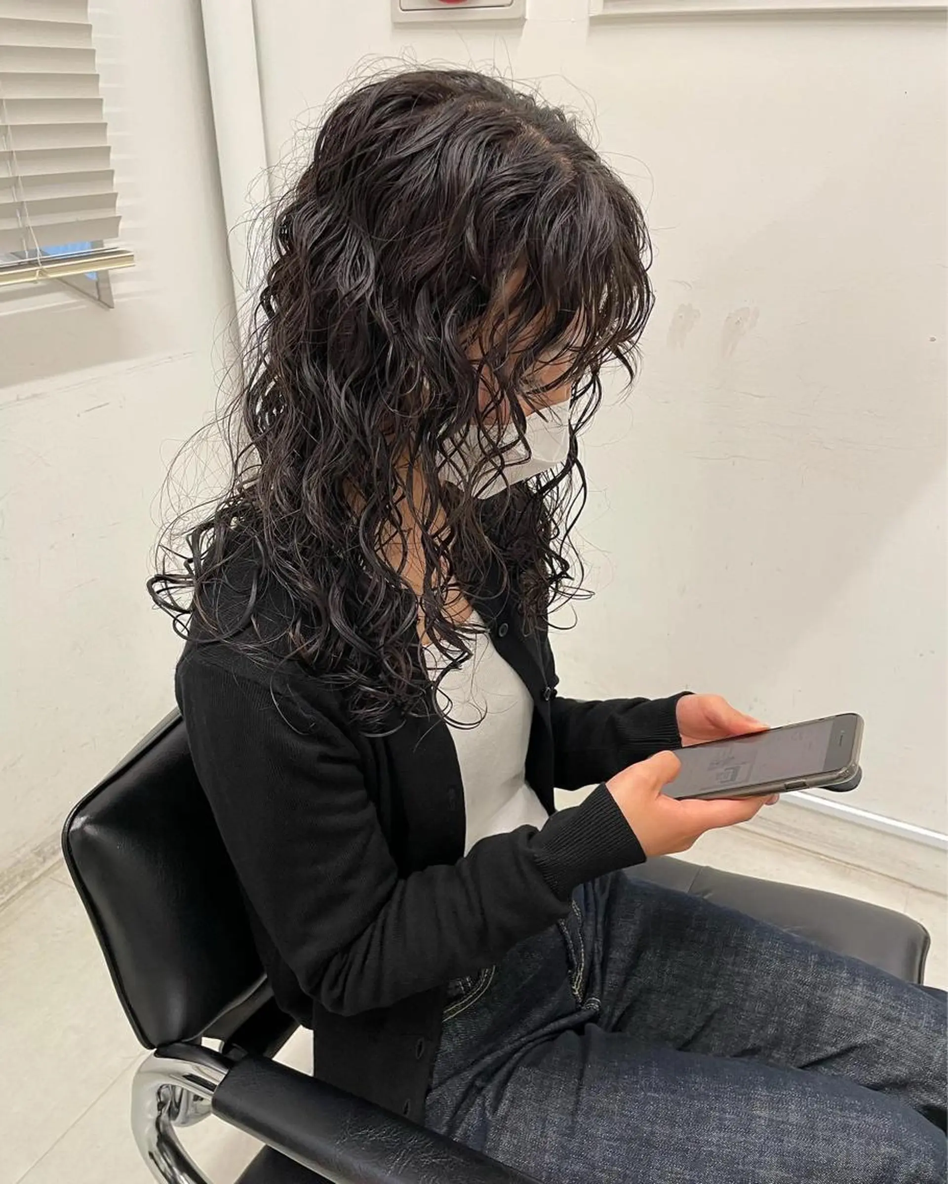 ロング パーマ キッズ カット パーマ トリートメント オトナヘア🌸 harukaのヘアスタイル