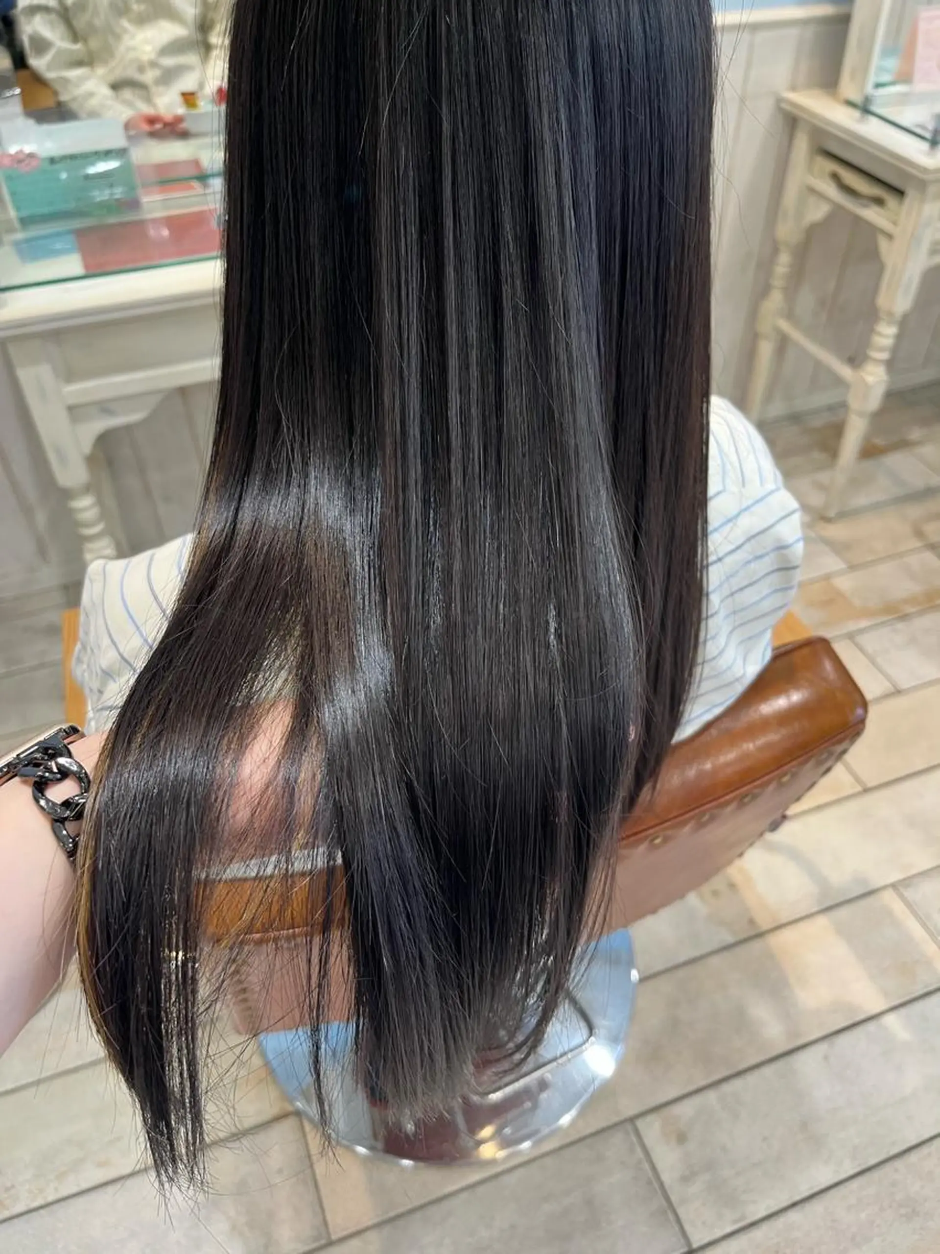 ロング 髪質改善 トリートメント 酸熱トリートメント 柔らかカラー🫧🌱 ナナコのヘアスタイル