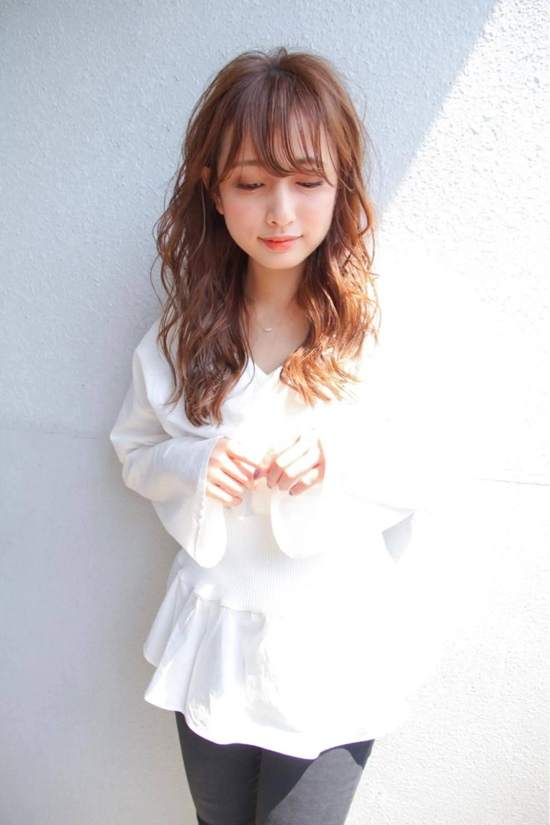 セミロング カラー ブリーチ ダブルカラー 【1日2名様限定】 AFLOAT白川雄副のヘアスタイル