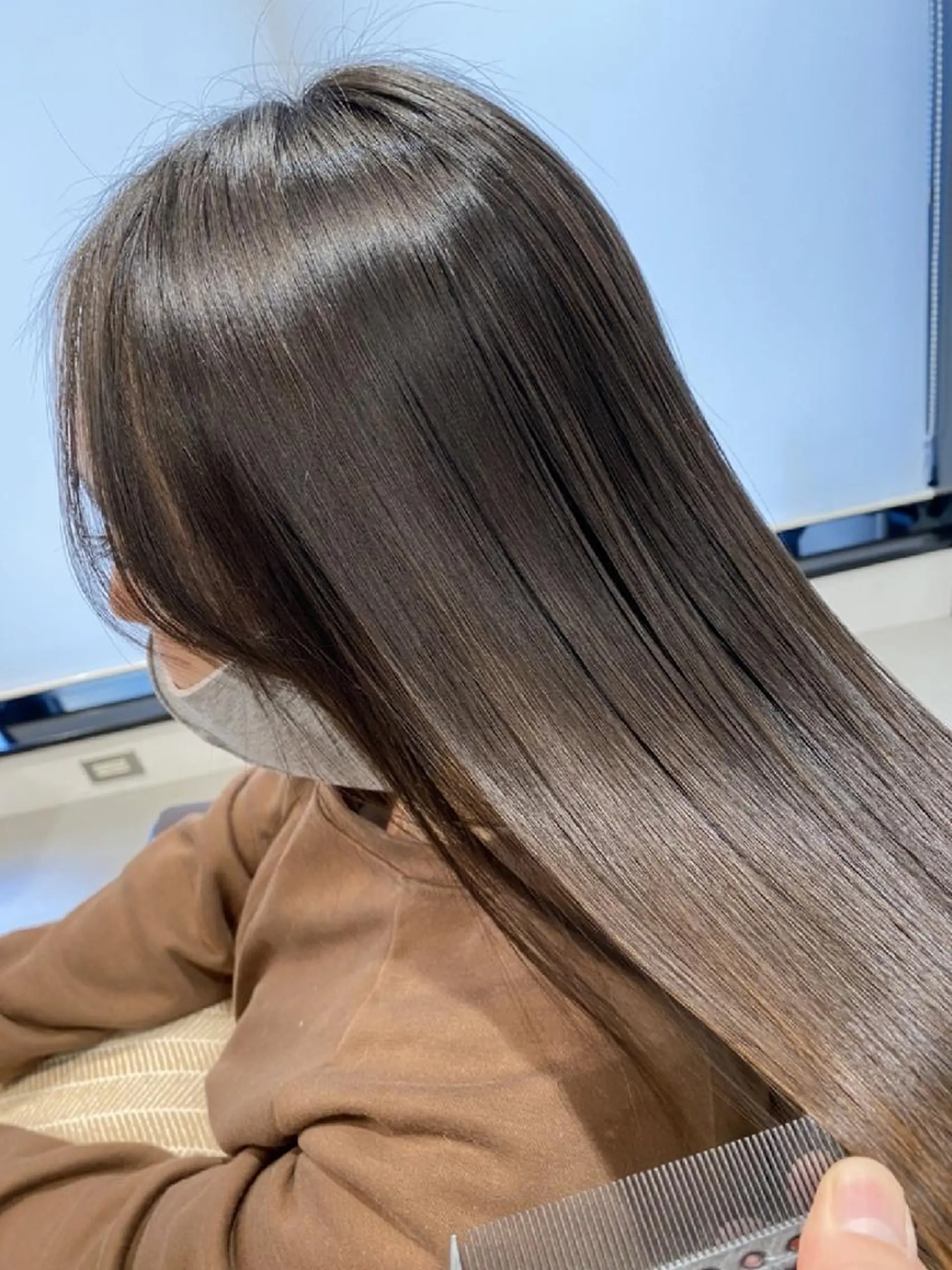 ロング トリートメント 深夜まで営業中‼️ レム髪質改善のヘアスタイル