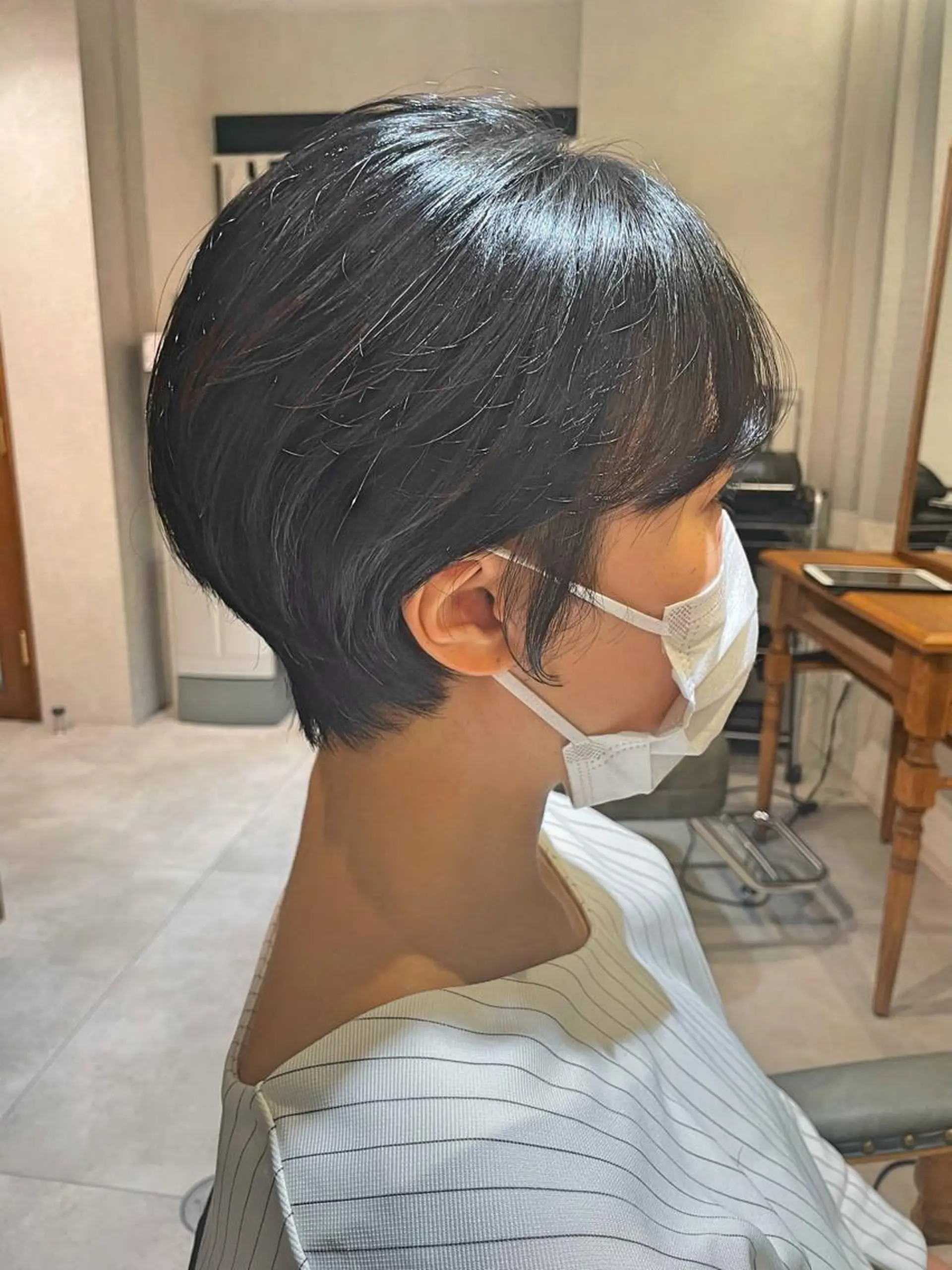 ショート カット ヘアカラー トリートメント PaRtage 大宮 East所属・日比崚介🍀 おくれげ小顔カットのヘアスタイル