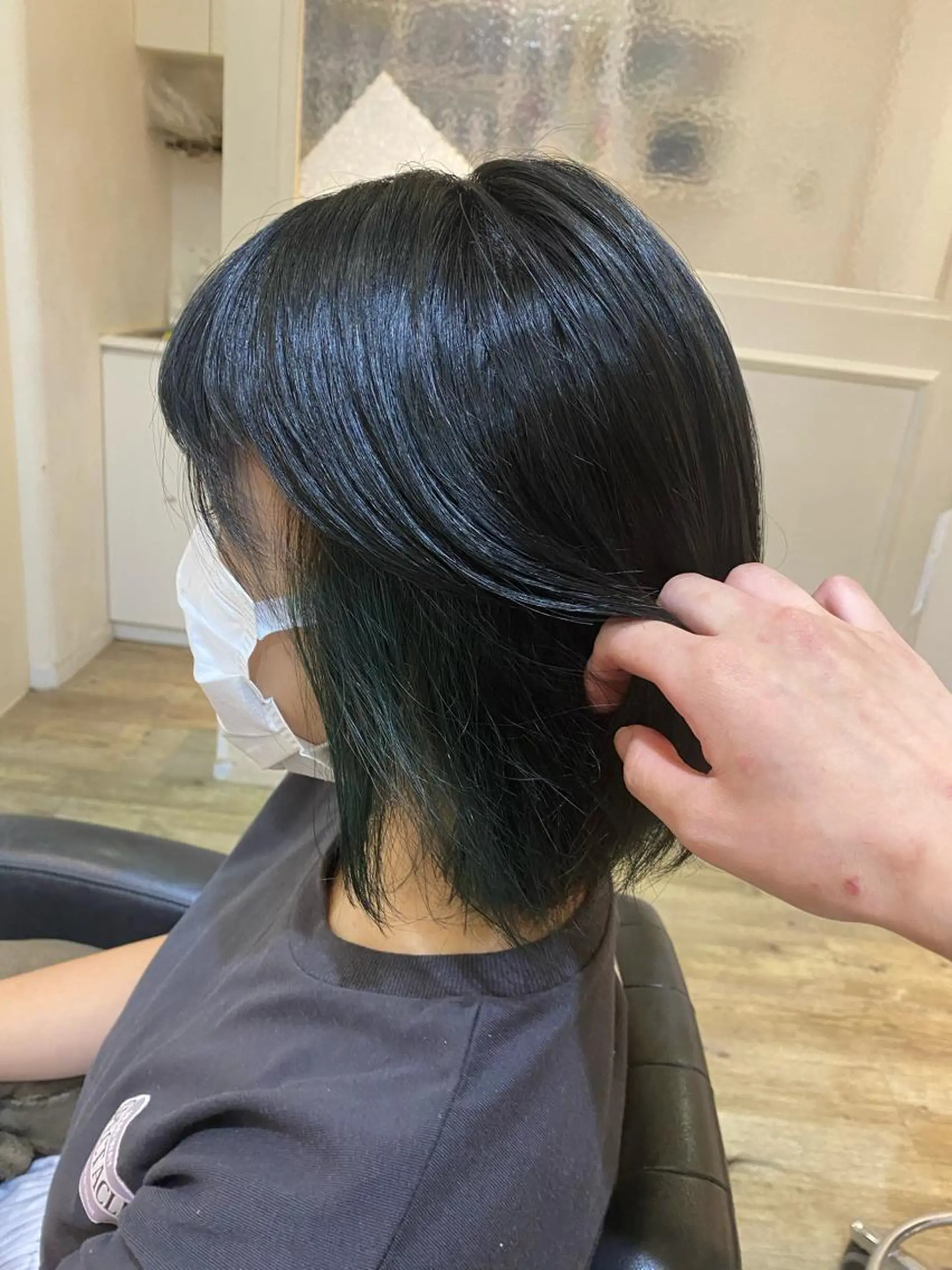 ミディアム Ashanti 磯崎のヘアスタイル