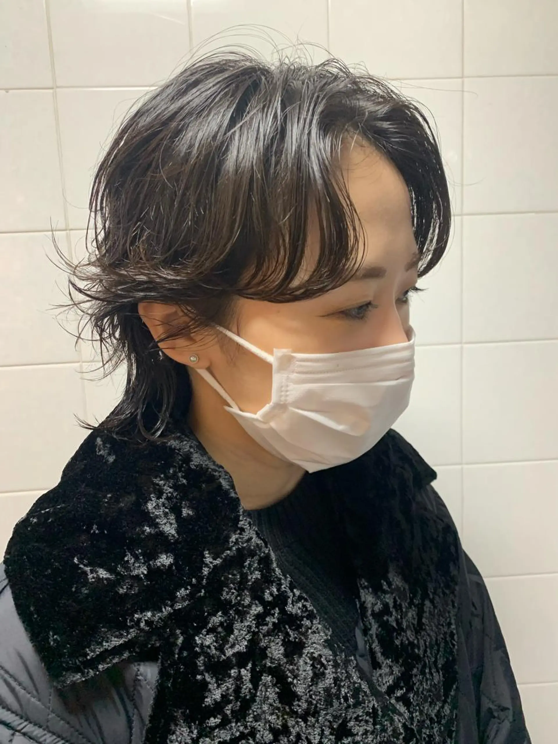 ショート パーマ ウルフカット カット パーマ トリートメント パーマ/レイヤー/ ボブ/豊浦翔太のヘアスタイル