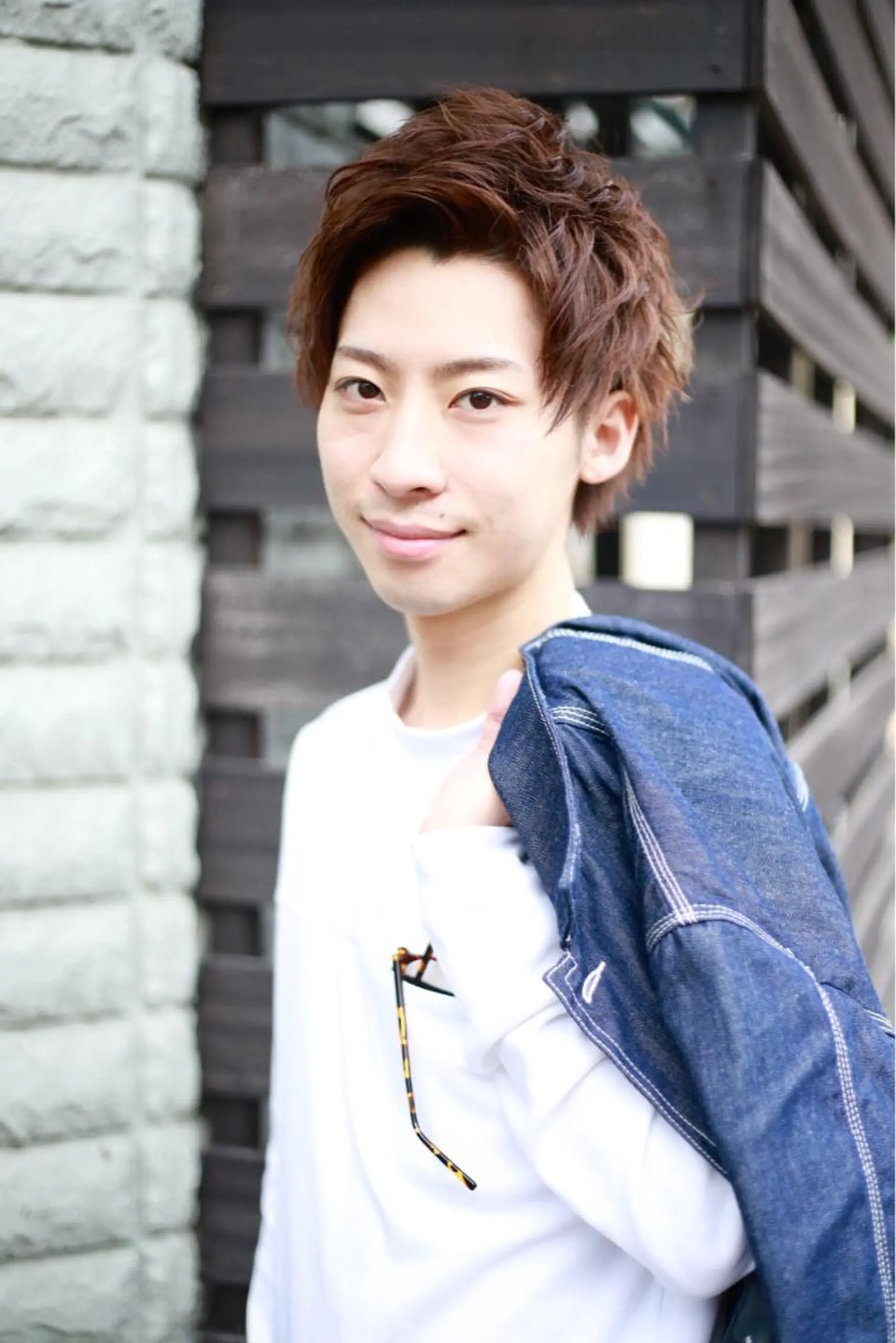 ショート カラー パーマ メンズ 髪質改善&Spa fee 南越谷店2号店所属・髪質改善💍 natsukiのヘアスタイル