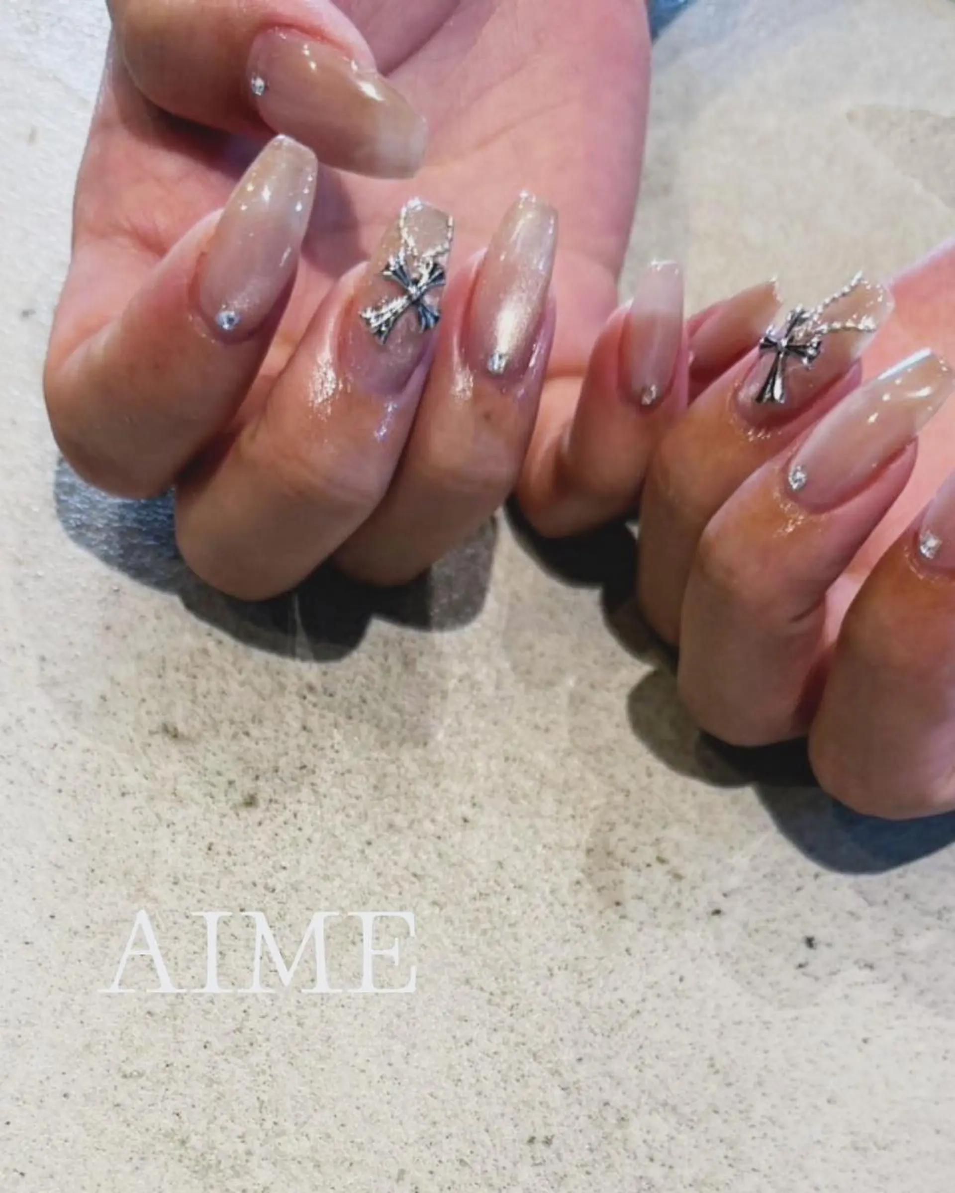 ネイル アートネイル ハンドネイル AIME （momo）のネイルデザイン