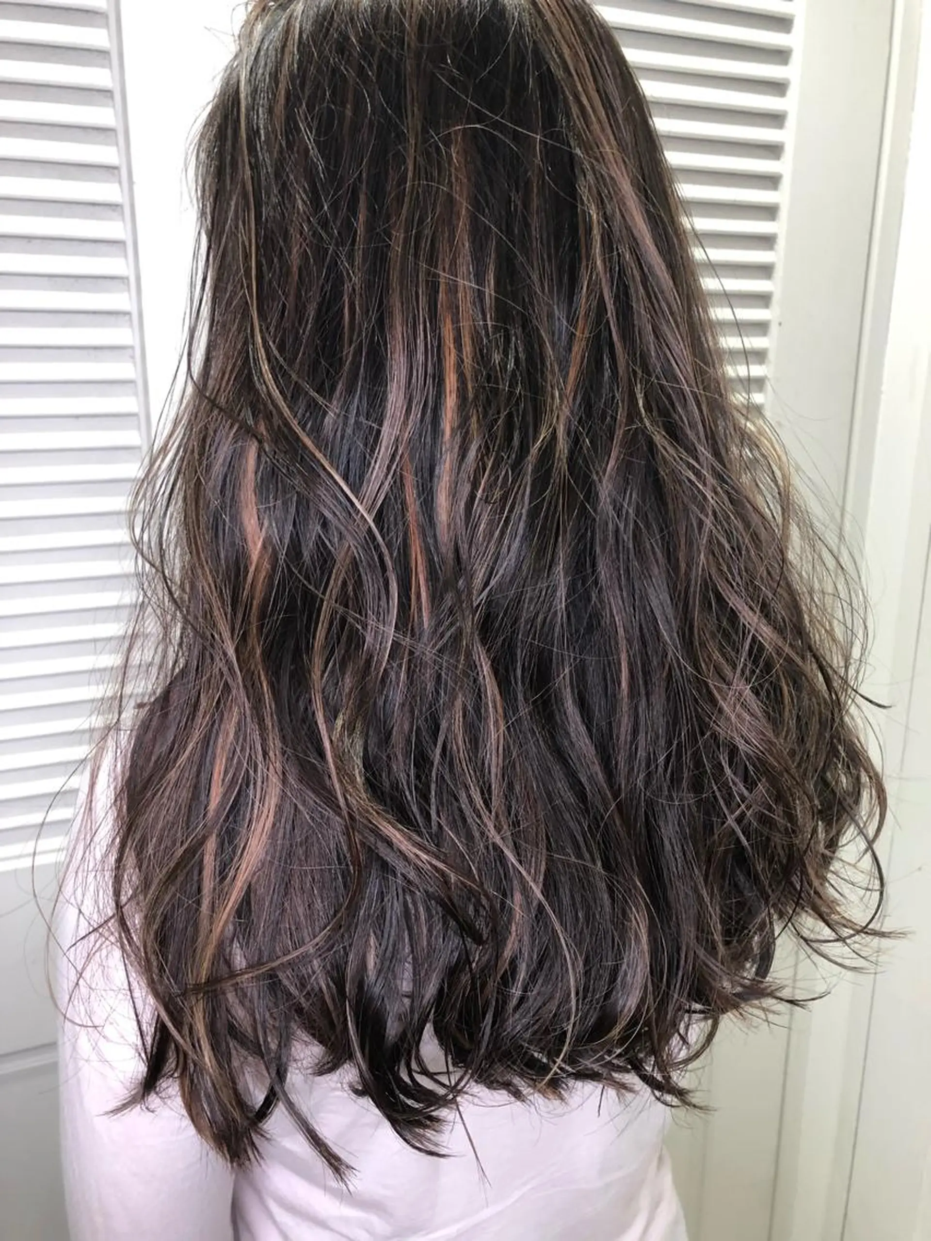 セミロング ハイライト ⭐️店長　藤野 正博⭐️のヘアスタイル