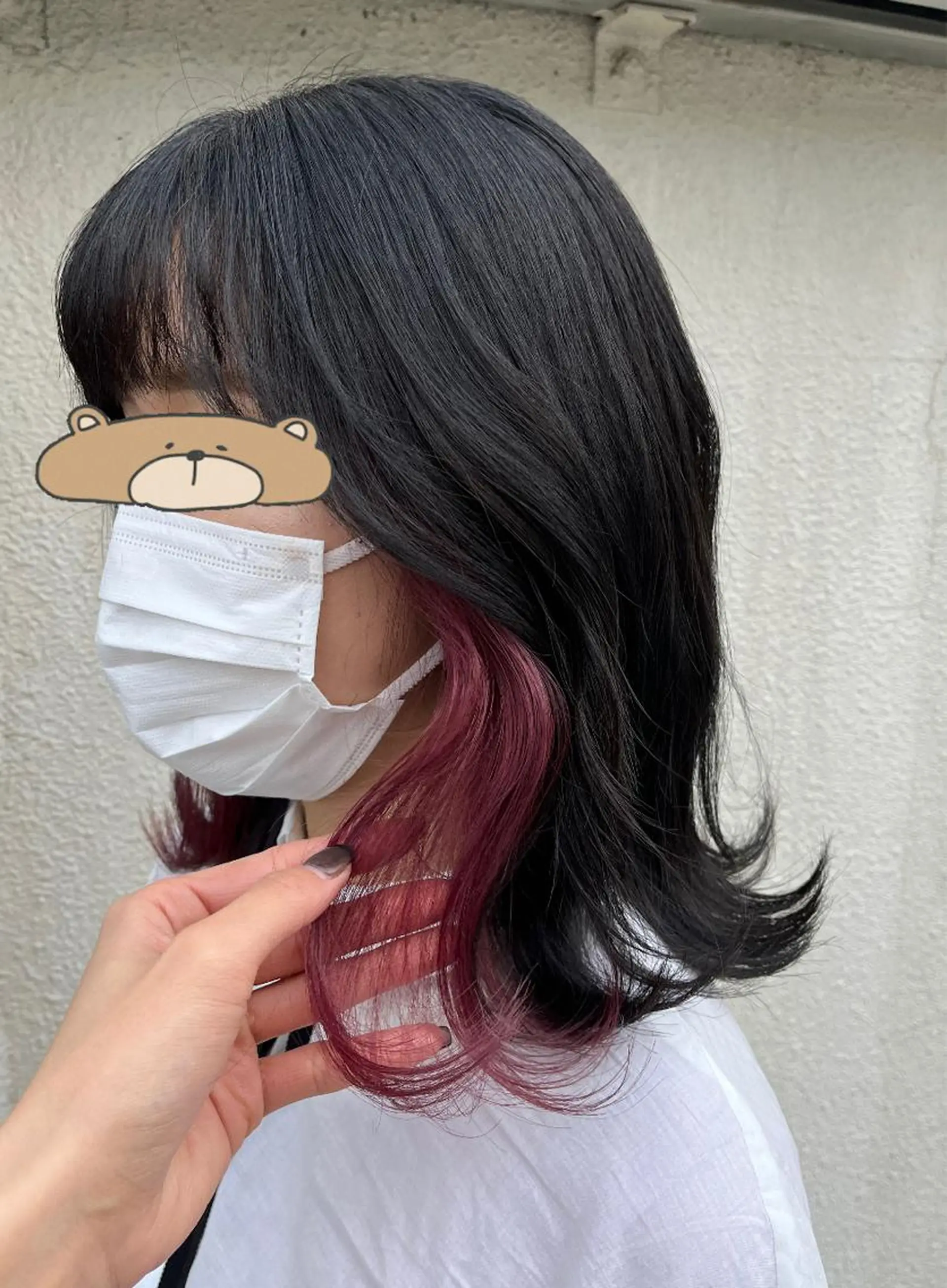 ミディアム 庄内＊三国baron ANJUのヘアスタイル