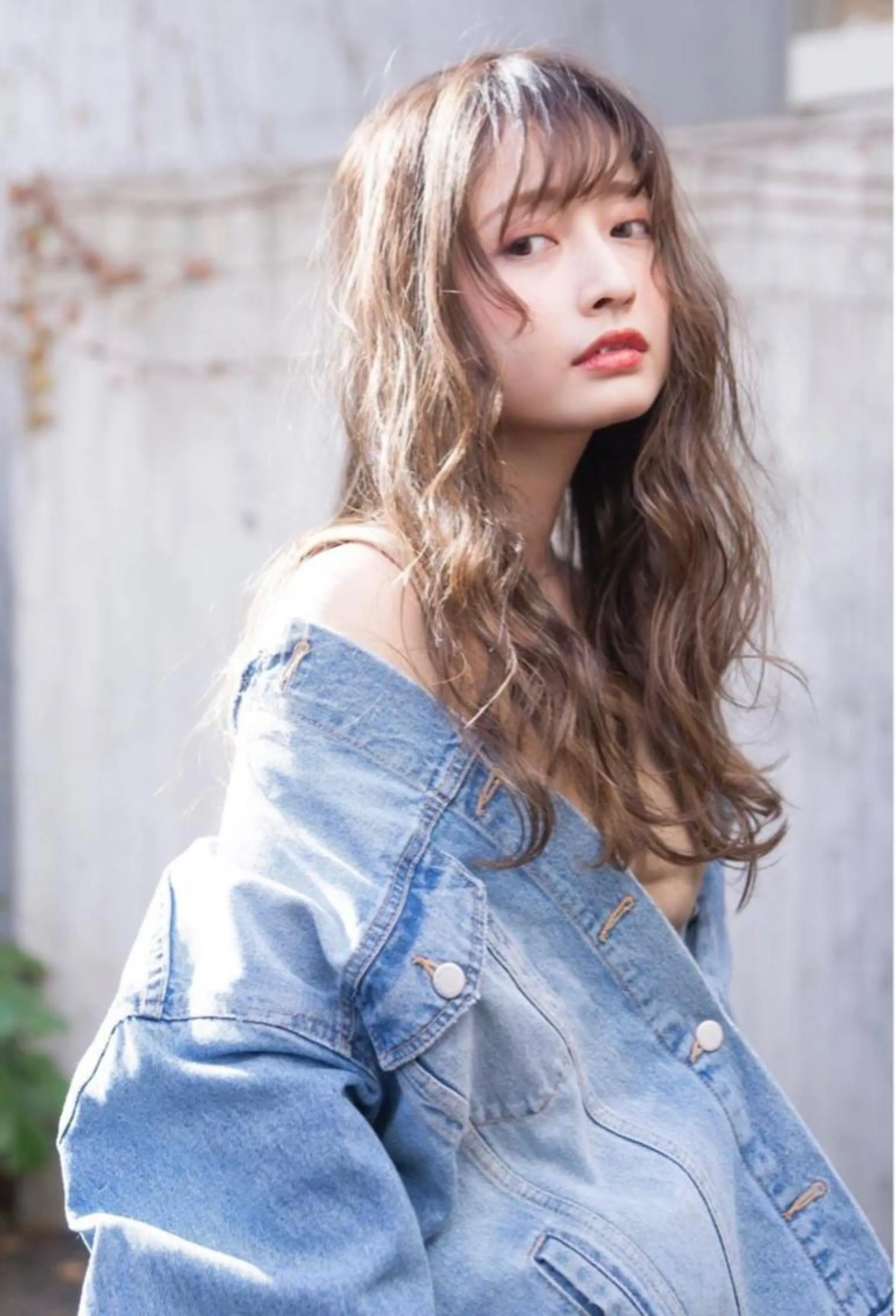 セミロング ダブルカラー🤍 髪質改善／原島のヘアスタイル