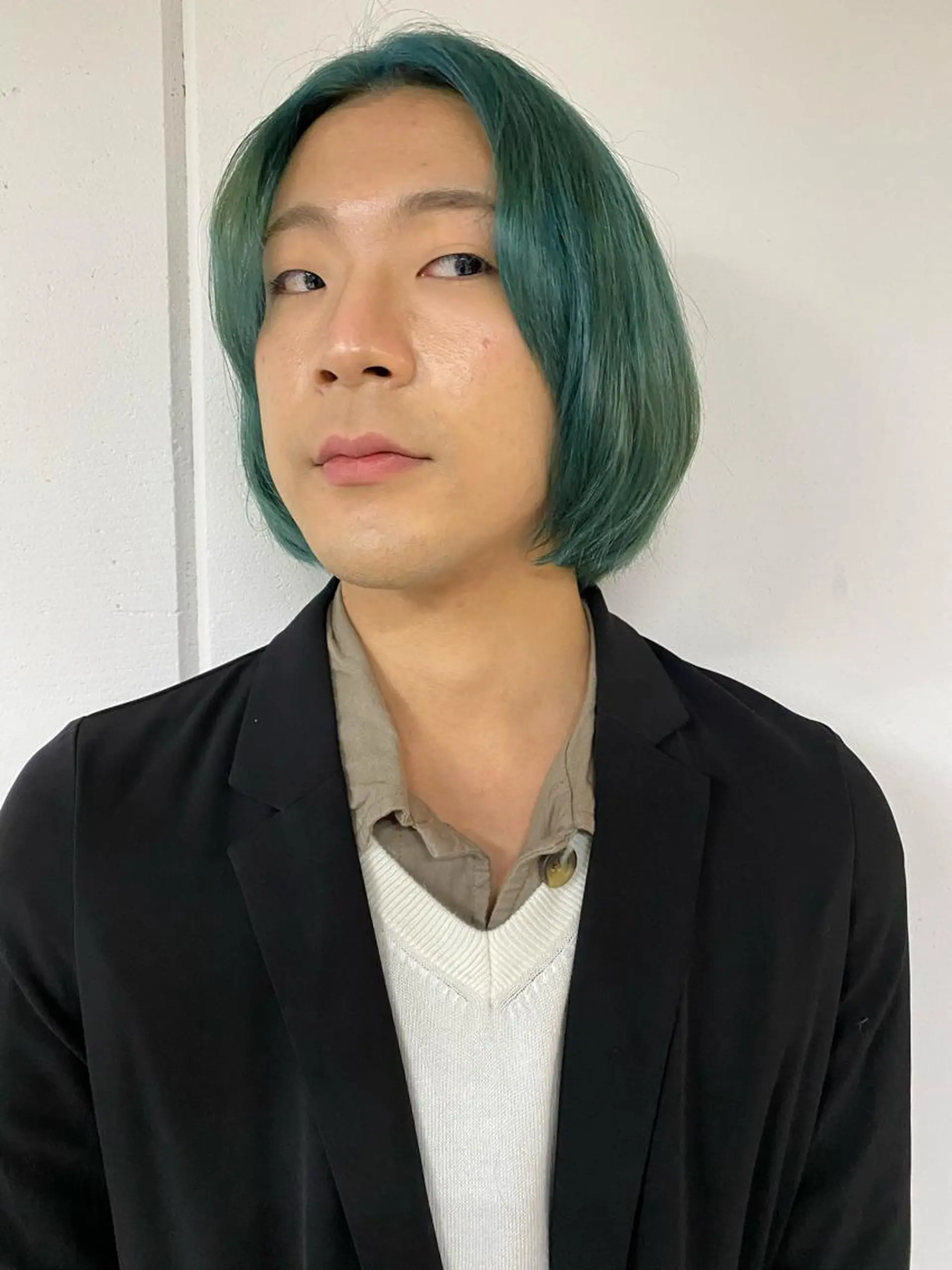 ミディアム カラー メンズ KOOKI スティードトーキョーのヘアスタイル