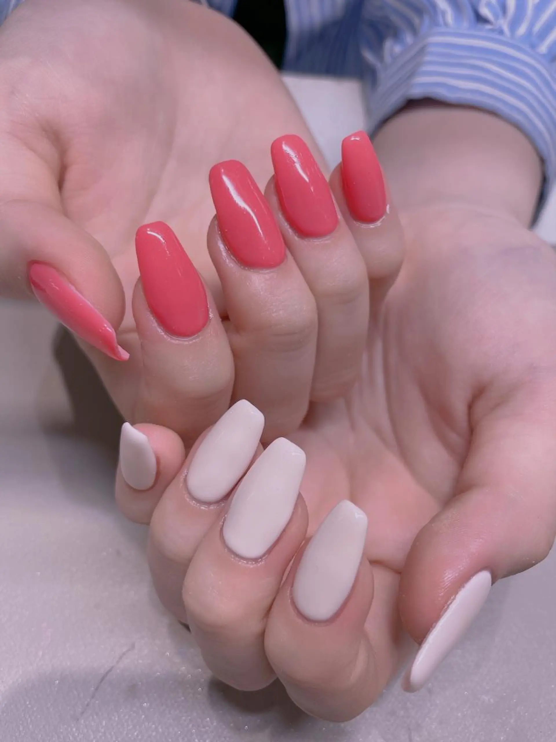 ネイル ハンドネイル 長さだし専門店 M2　rikaのネイルデザイン