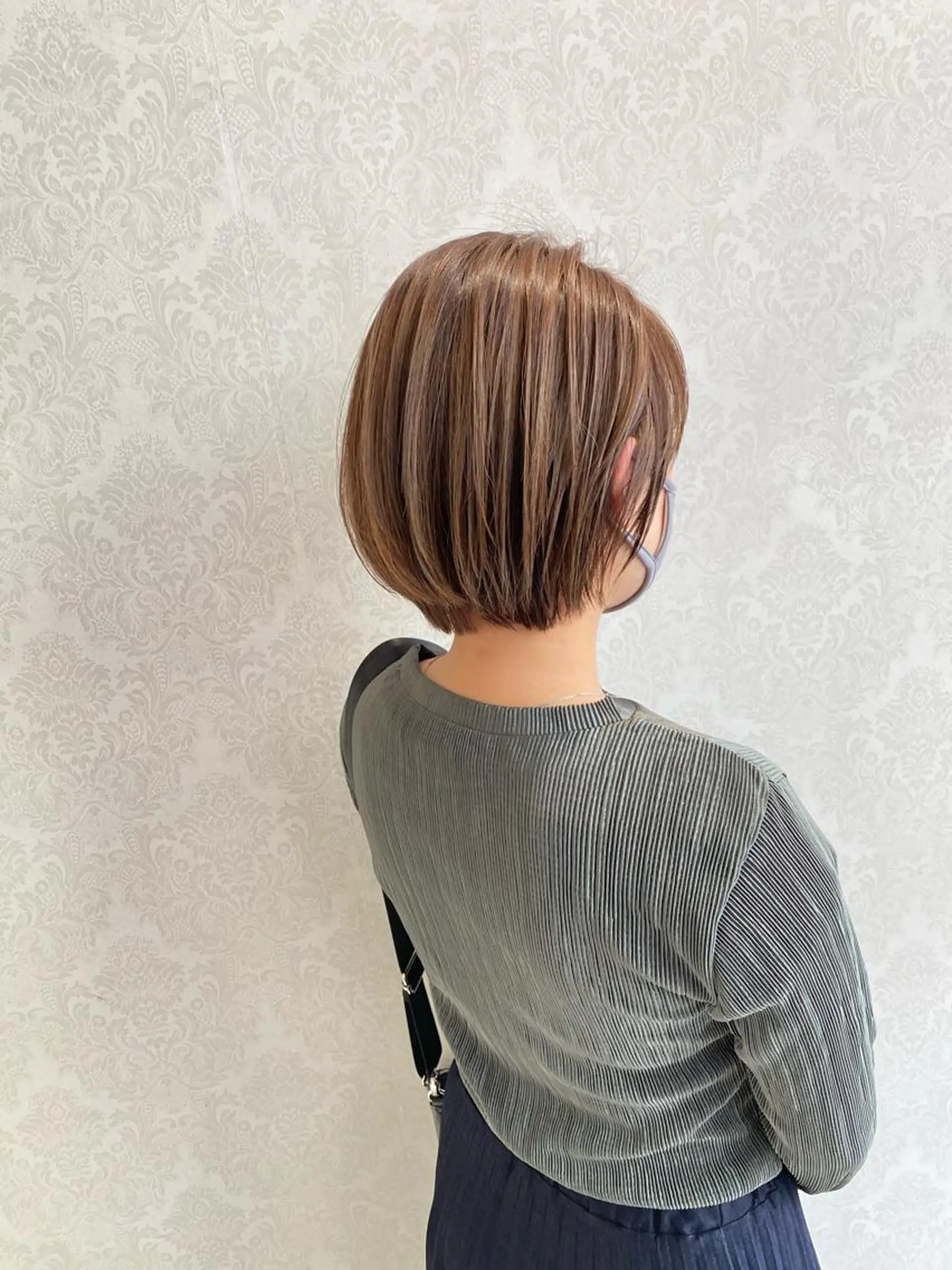 ショート カラー ショートボブ ボブ ショートヘア ヘアカラー mori  by little所属・デザインカラー✨新倉 佑奈のヘアスタイル