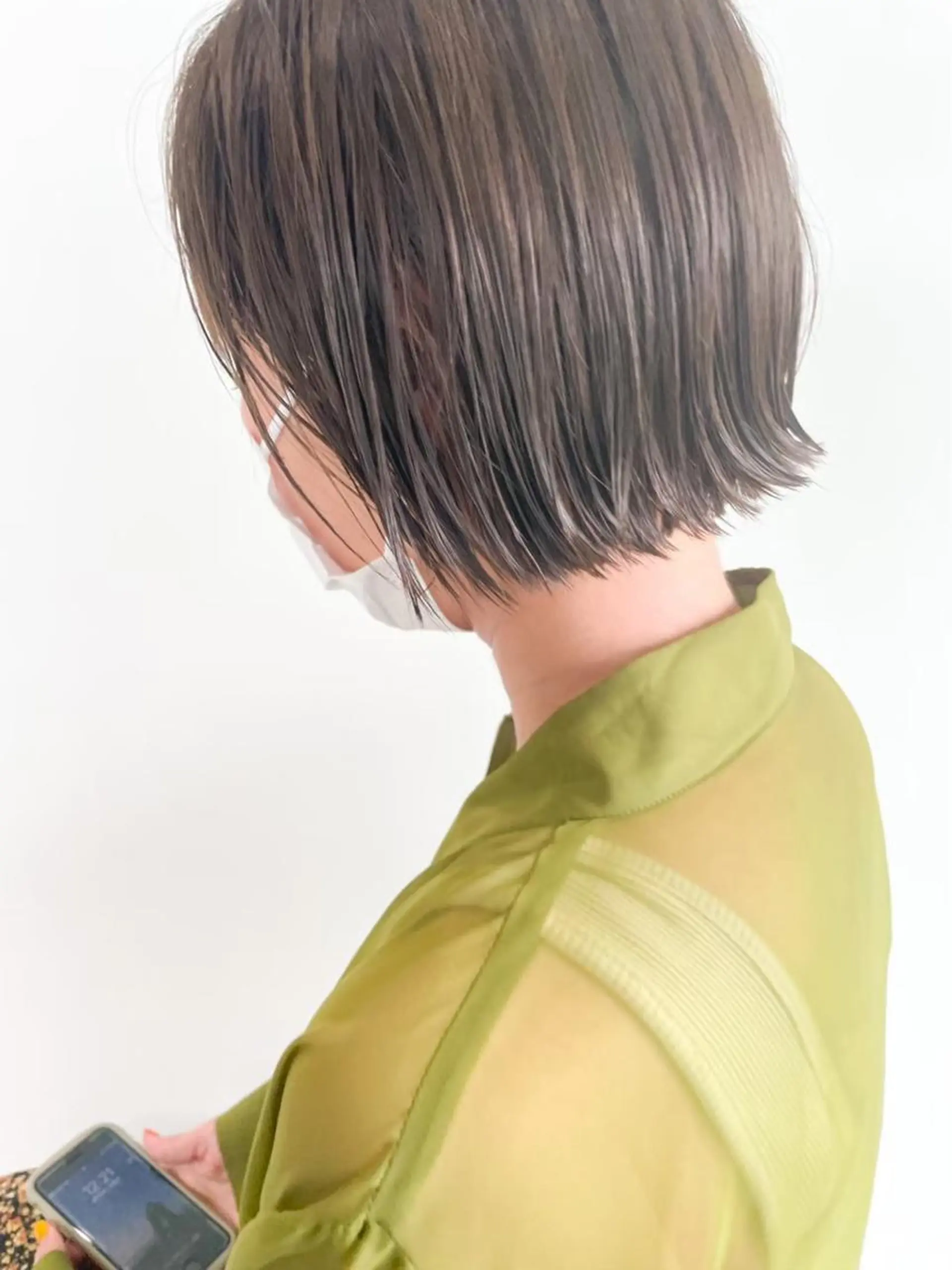 ショート カラー バレイヤージュ ブリーチ ケアブリーチ ダブルカラー イヤリングカラー 🌈新田 みどり🌈のヘアスタイル