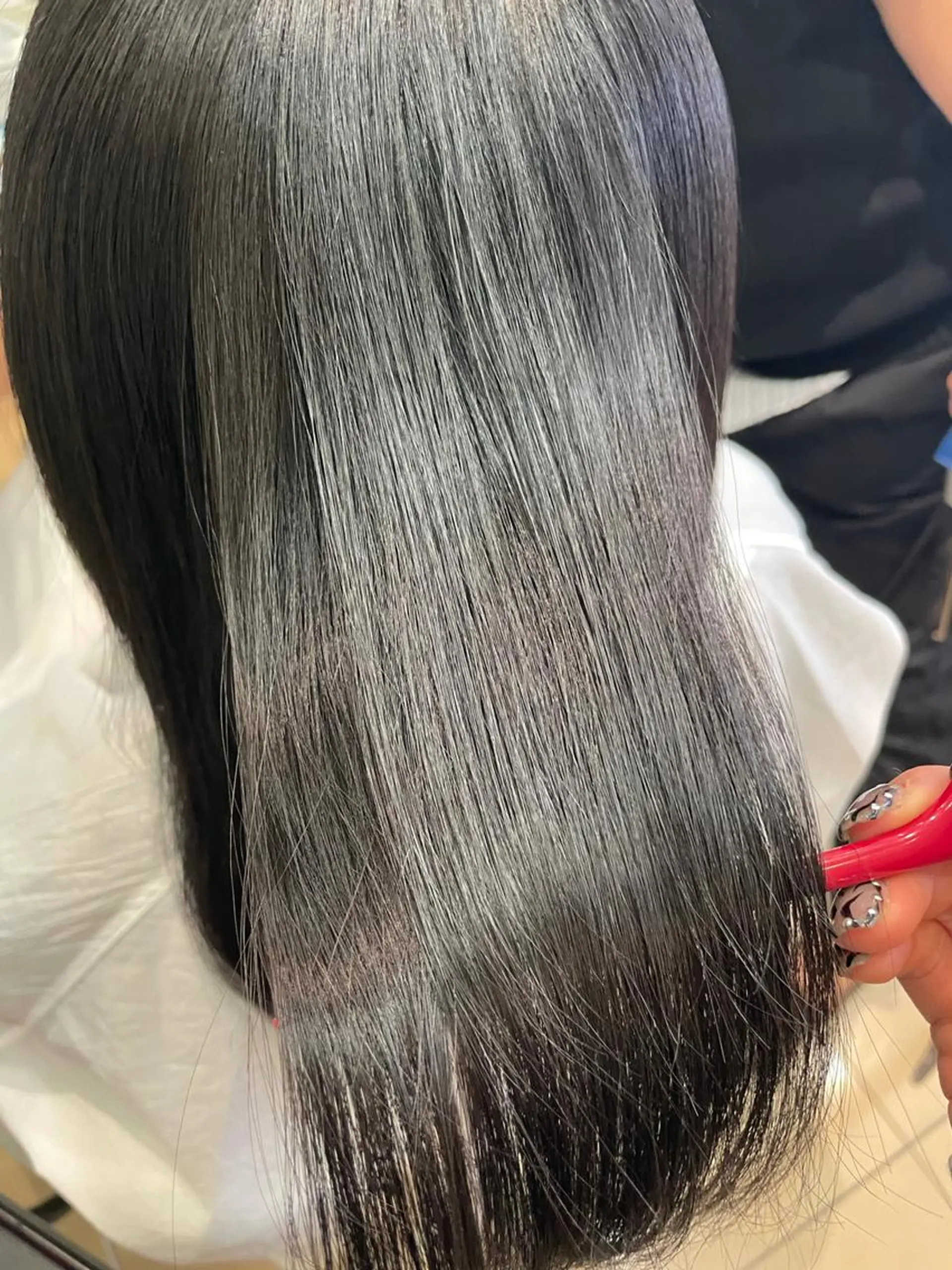 ロング パーマ 縮毛矯正 トリートメント Hair&Cafe Matty’sのヘアスタイル