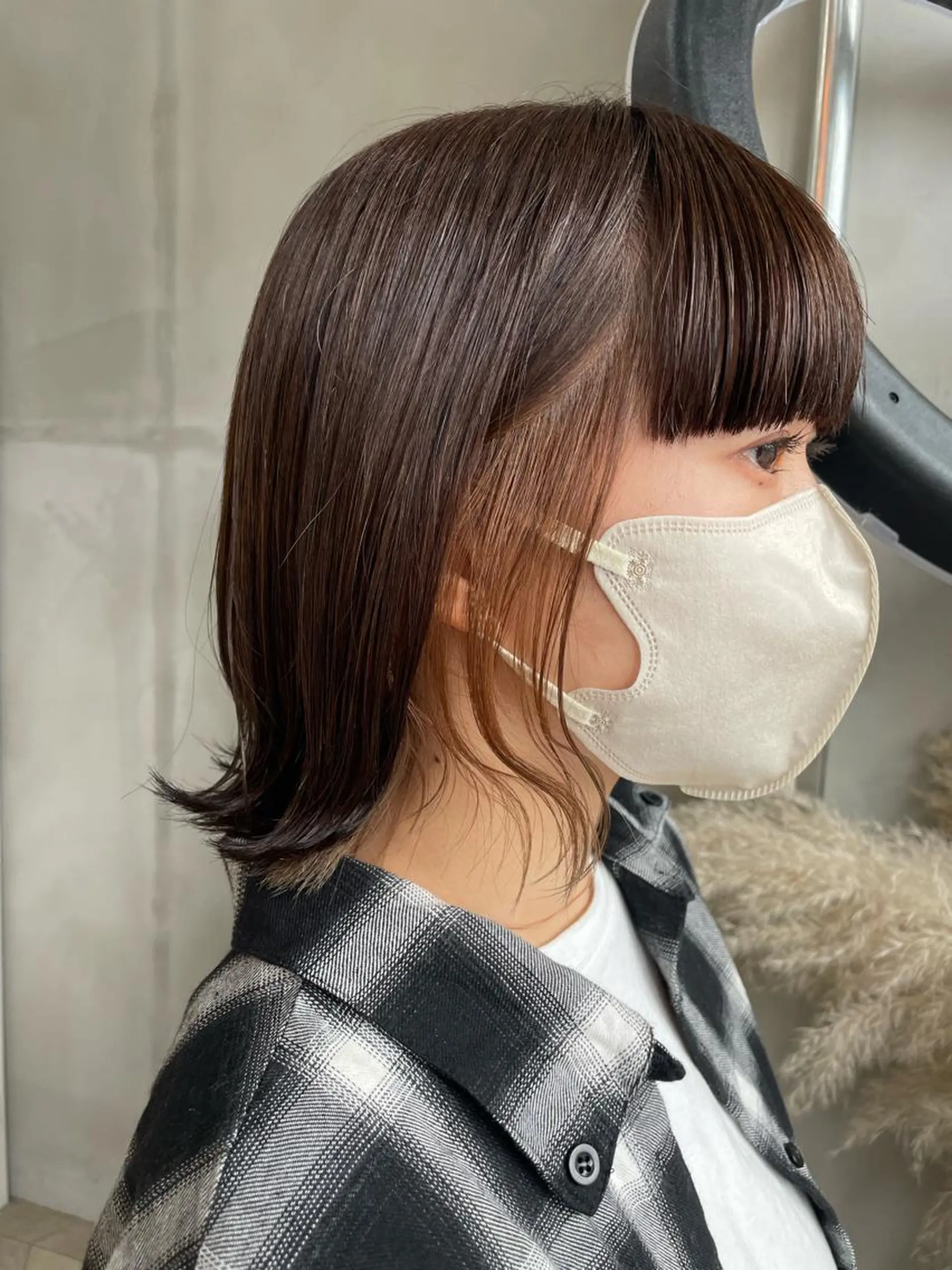 カラー 益 佑夏のヘアスタイル