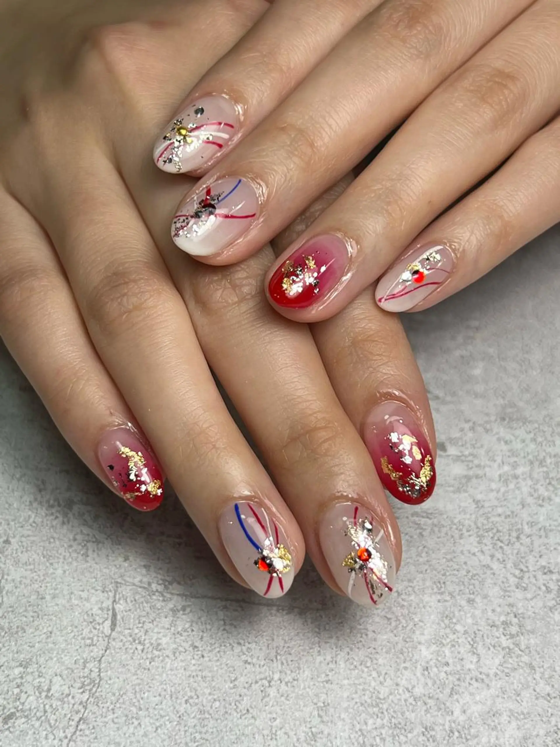 ネイル lucky nail 歌舞伎町のネイルデザイン