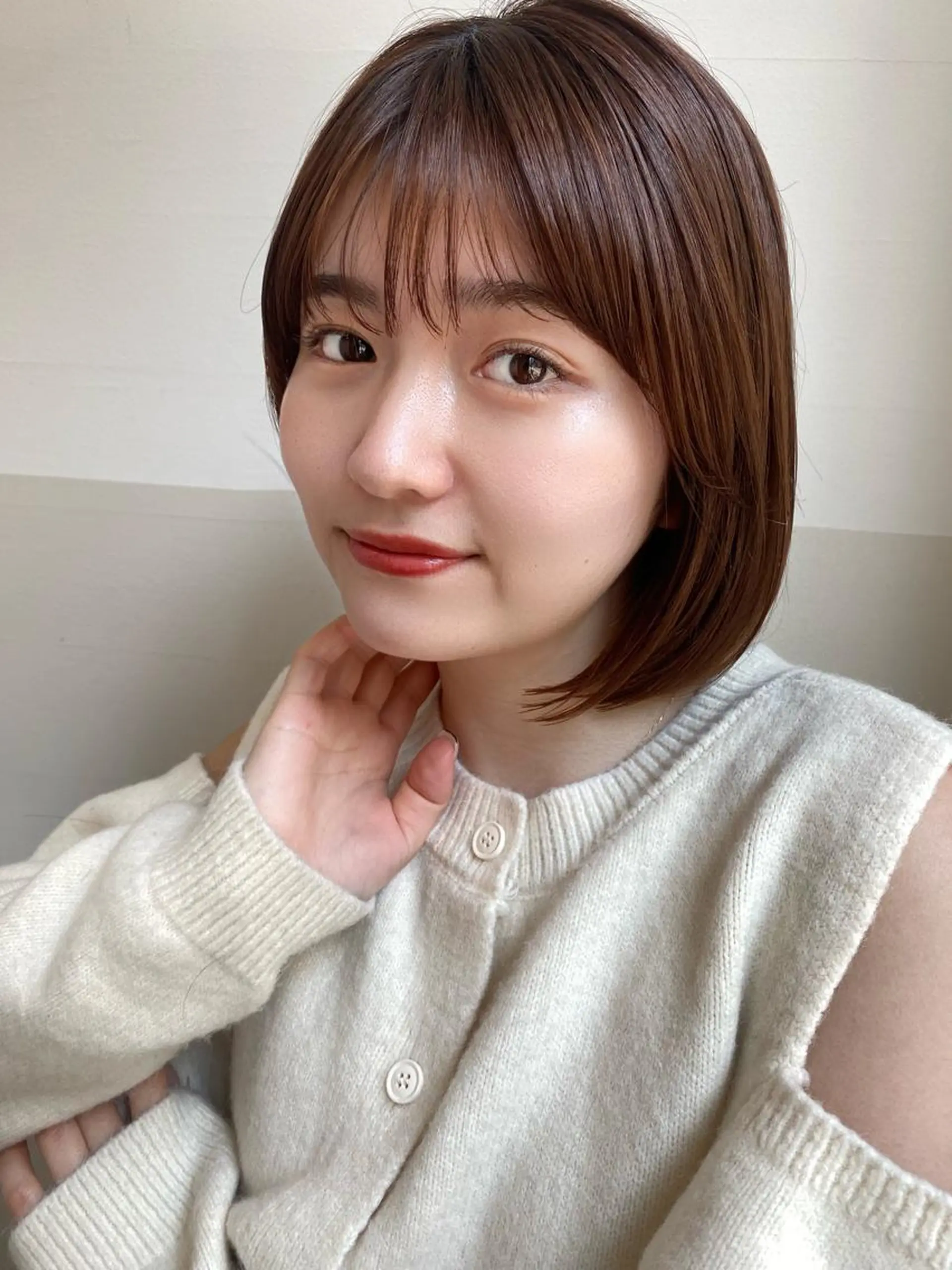 ショート カラー 🪭risa 暖色/レイヤー🪭のヘアスタイル