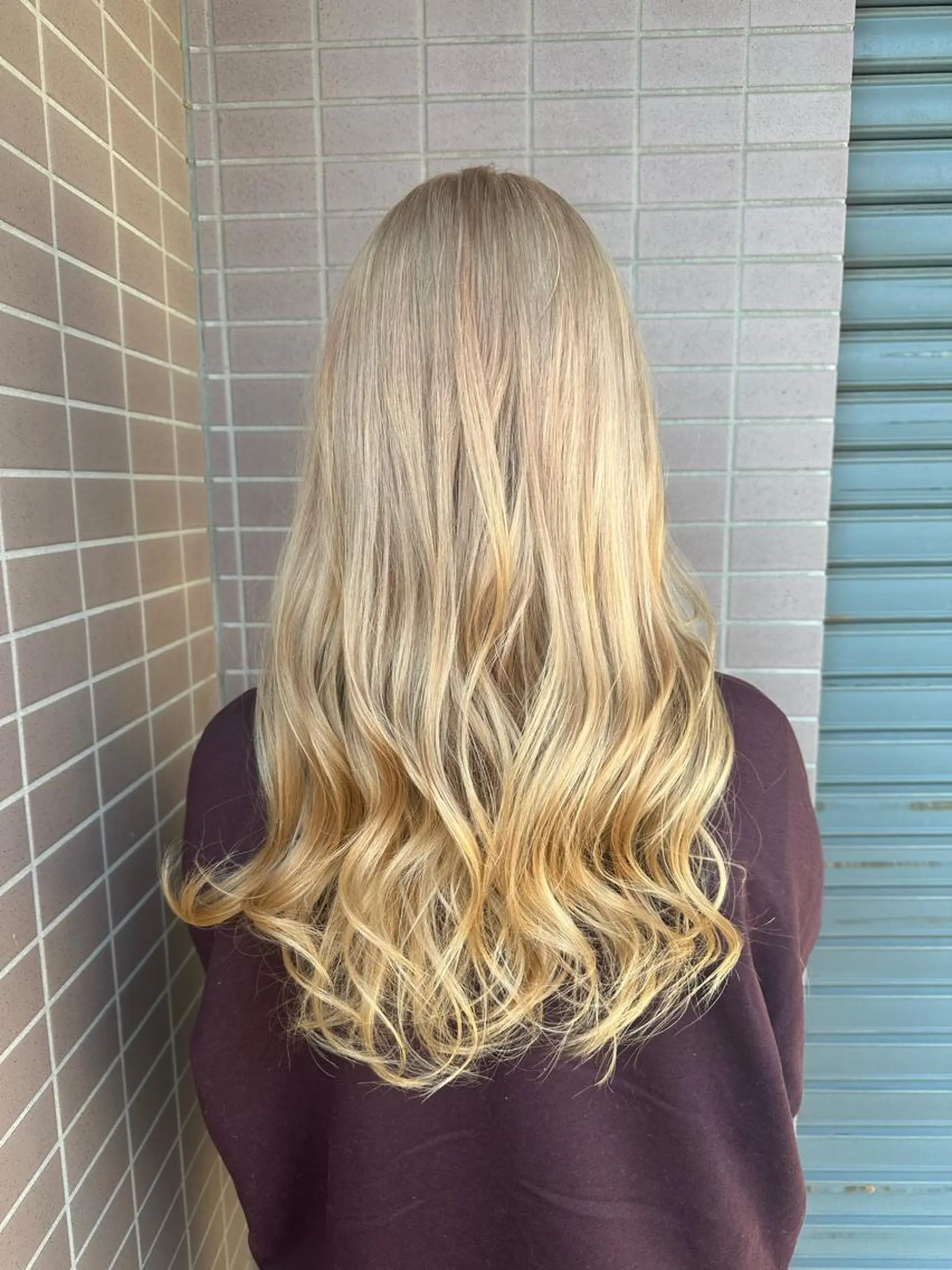 ロング ヘアカラー 菊池 幹のヘアスタイル