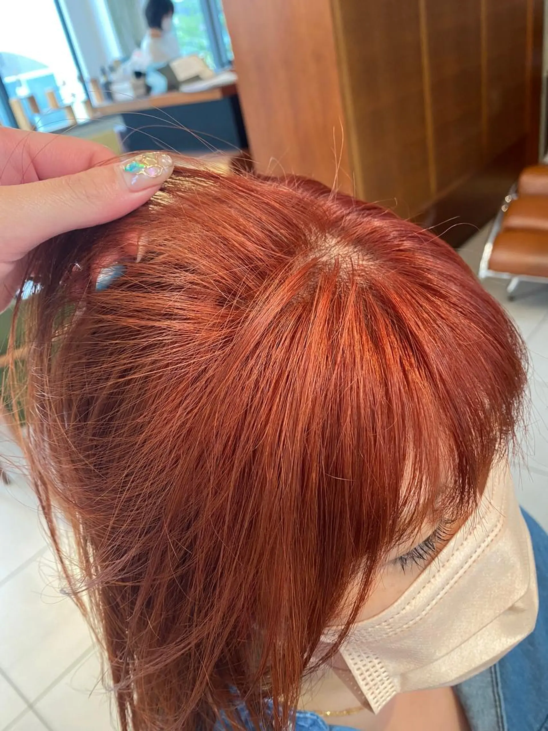 カラー ブリーチ オレンジ ヘアカラー トリートメント 袴着付け予約受付中/ 渡辺奈緒のその他イメージ