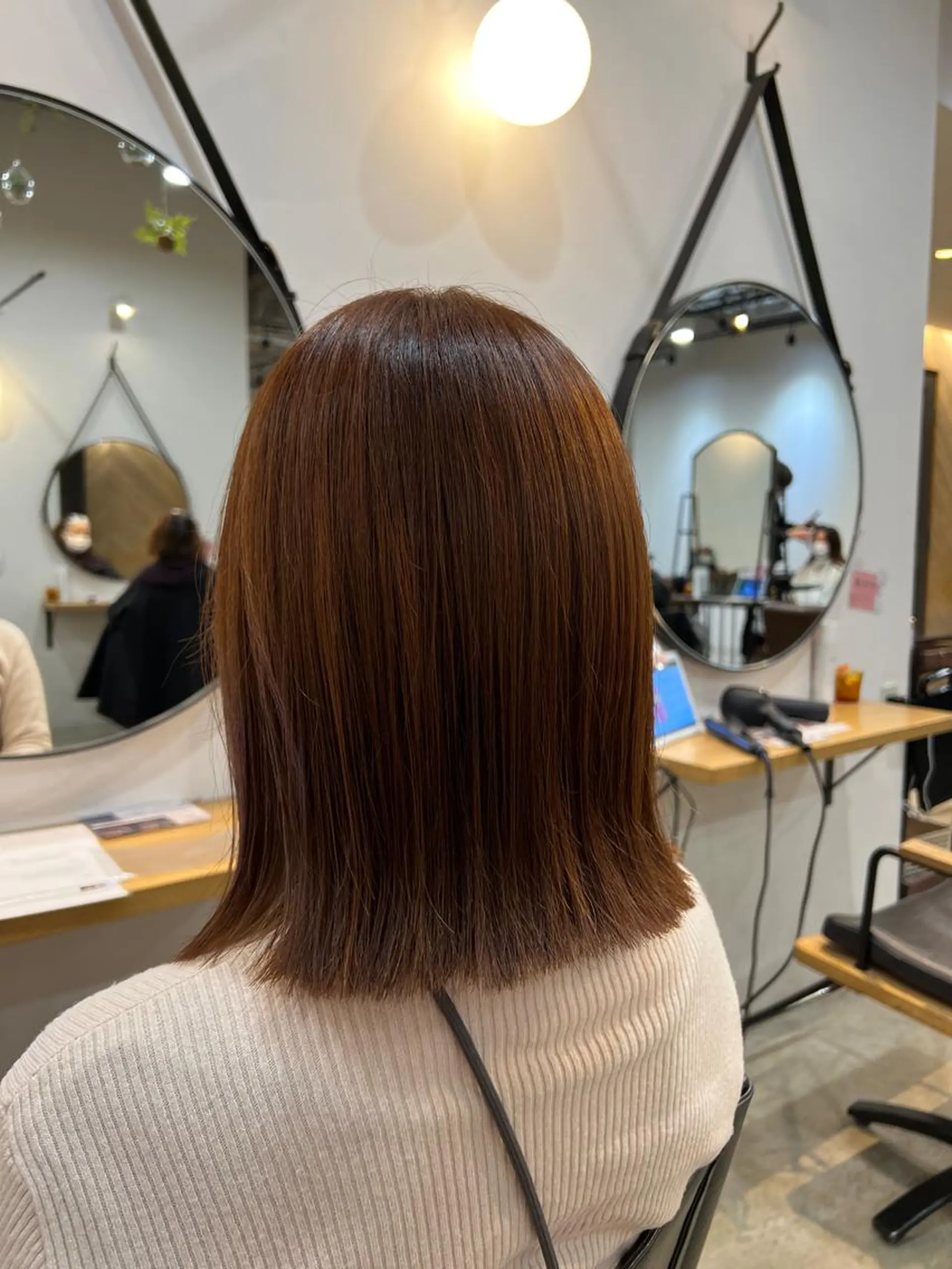 ミディアム ボブ beleefric 🩵チセのヘアスタイル