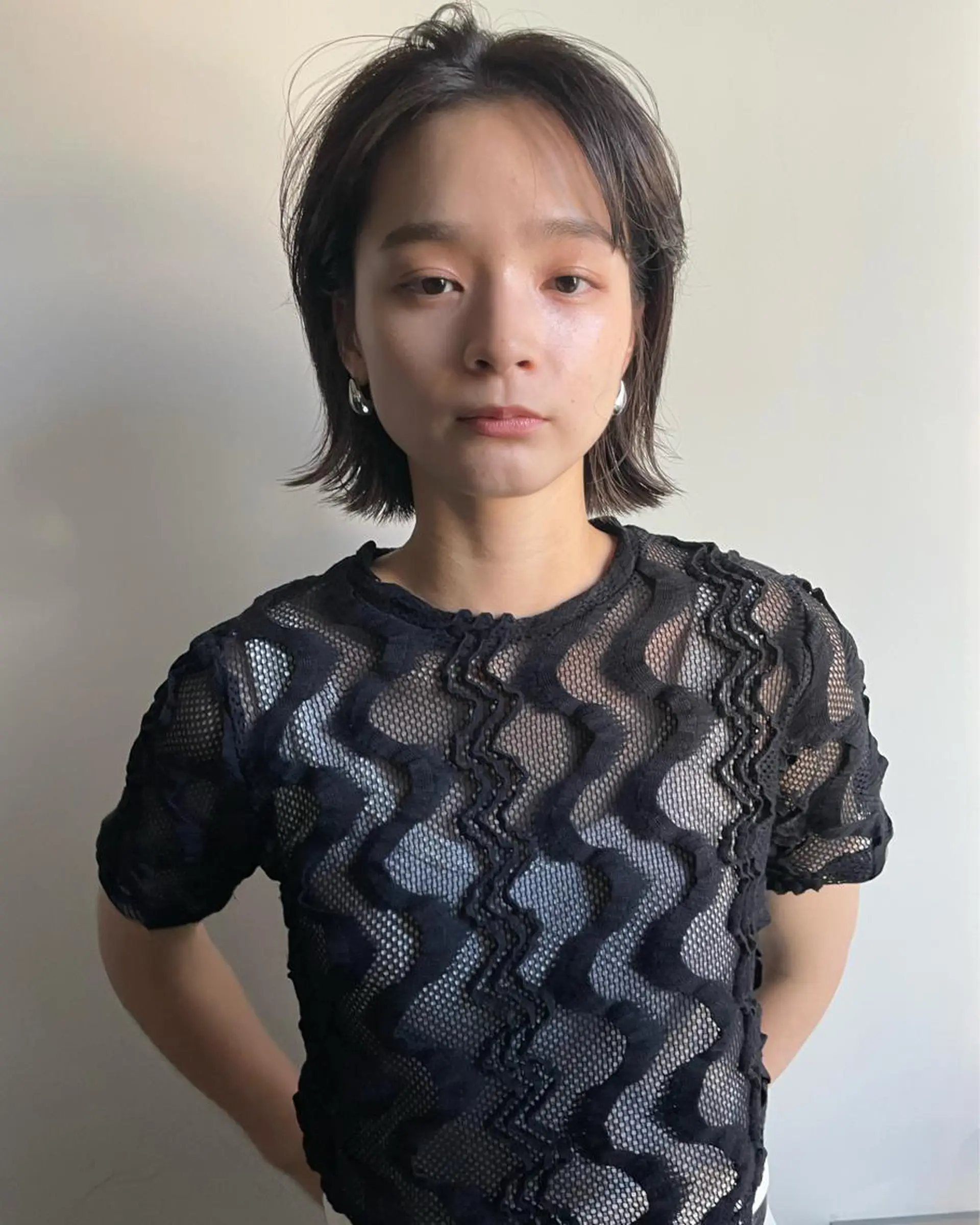 ミディアム 千原 海颯のヘアスタイル