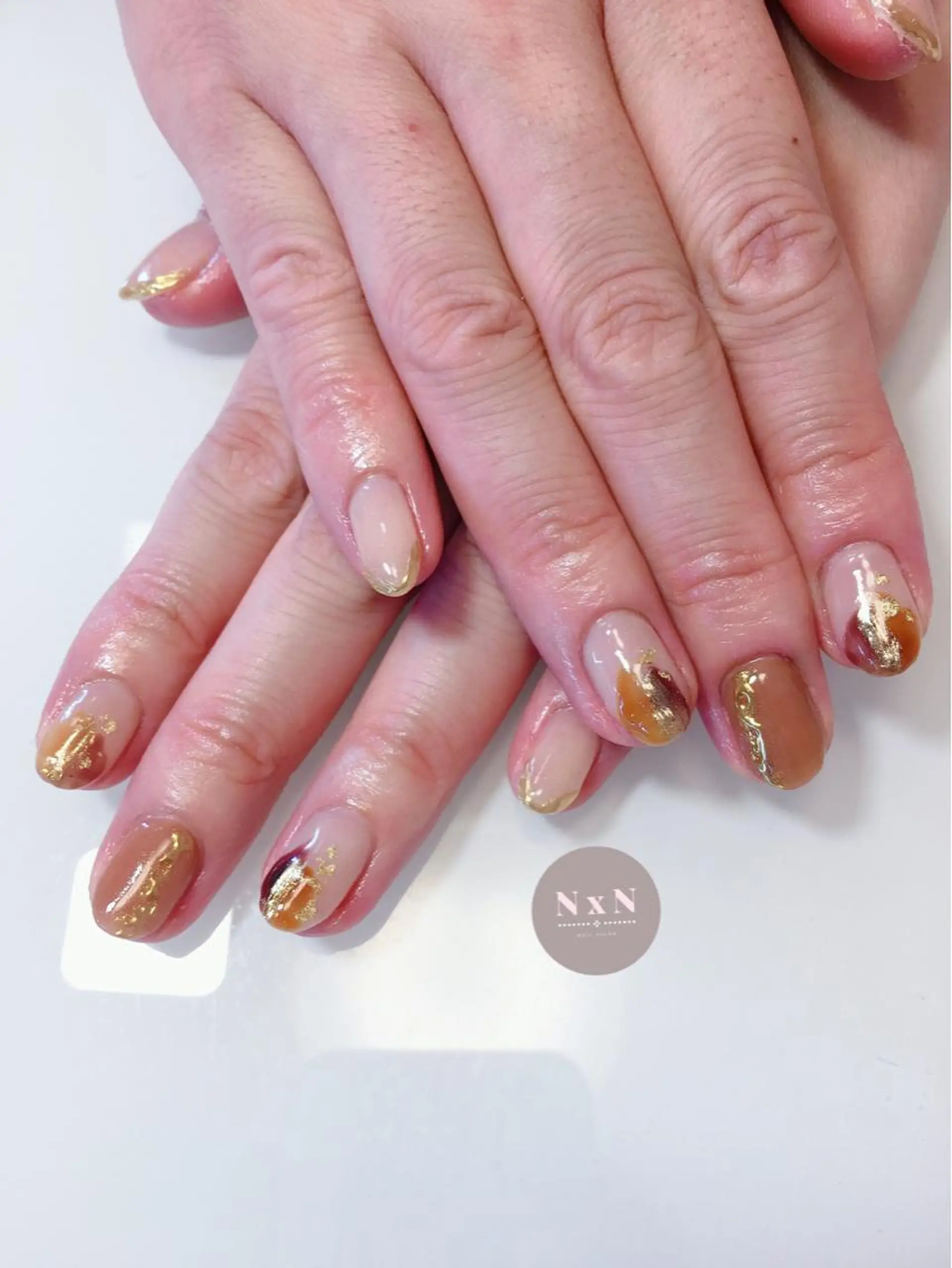 ネイル ジェルネイル ニュアンスネイル ぷっくりネイル nail salon N×Nのネイルデザイン