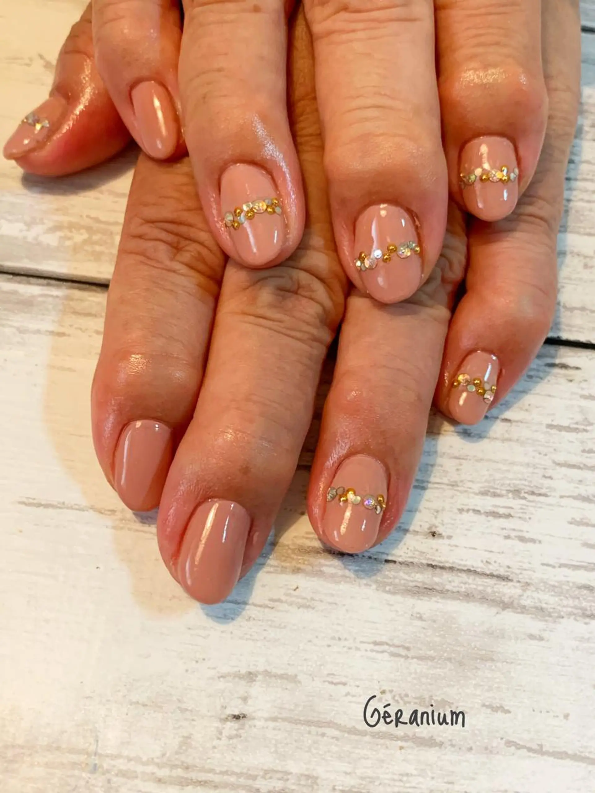 ネイル ハンドネイル フットネイル GéRanium Harukaのネイルデザイン
